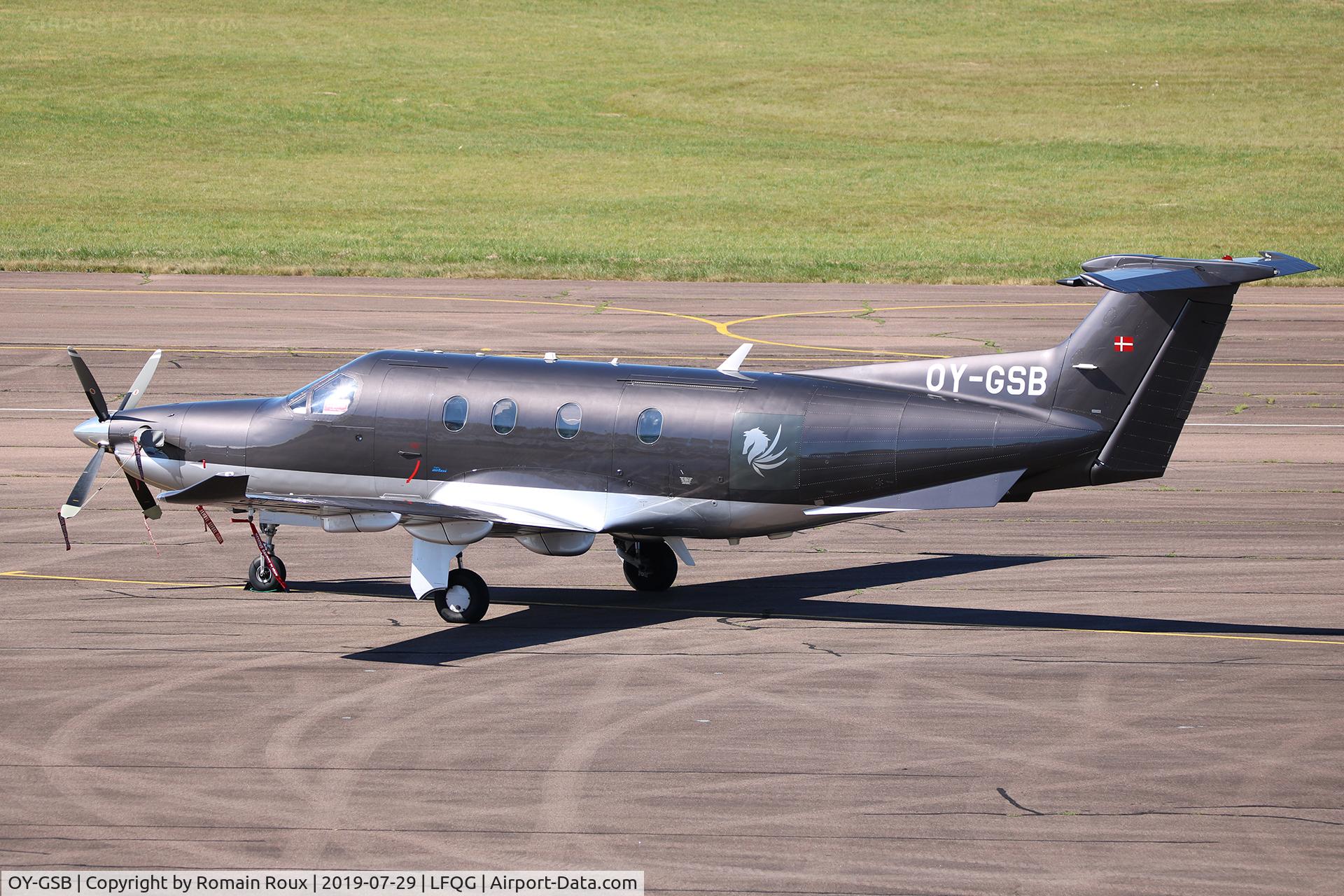 OY-GSB, 2006 Pilatus PC-12/47 C/N 778, Parked