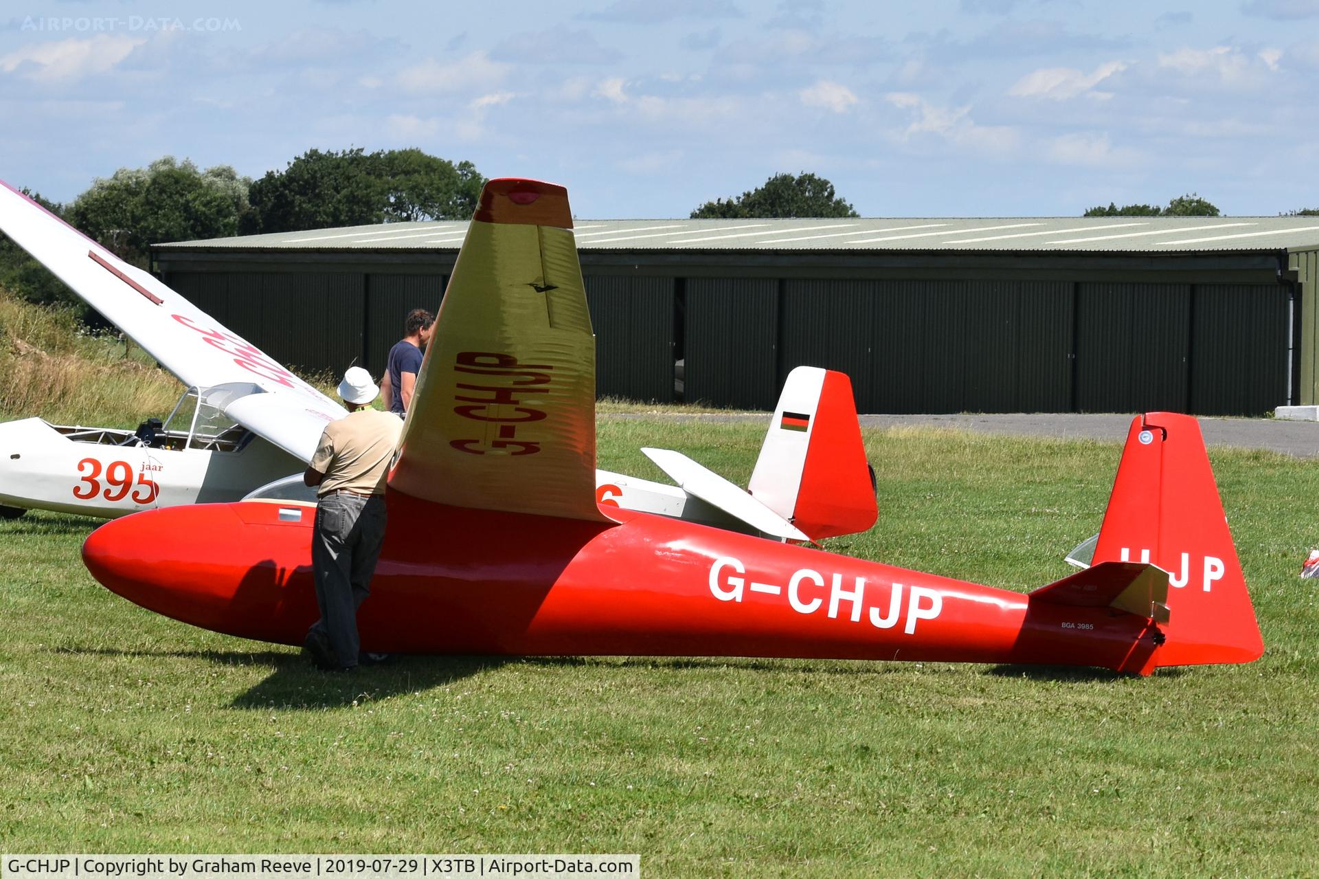 G-CHJP, 1959 Schleicher Ka-6CR Rhonsegler C/N 616, Parked at Tibenham.