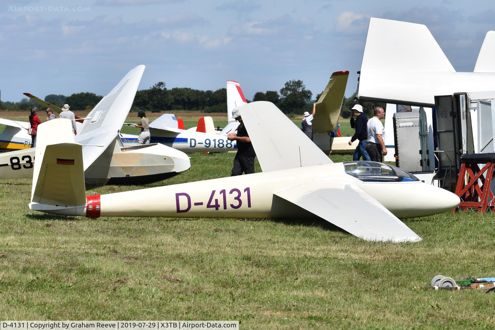 D-4131, Schempp-Hirth Standard Austria S C/N 16, Parked at Tibenham.