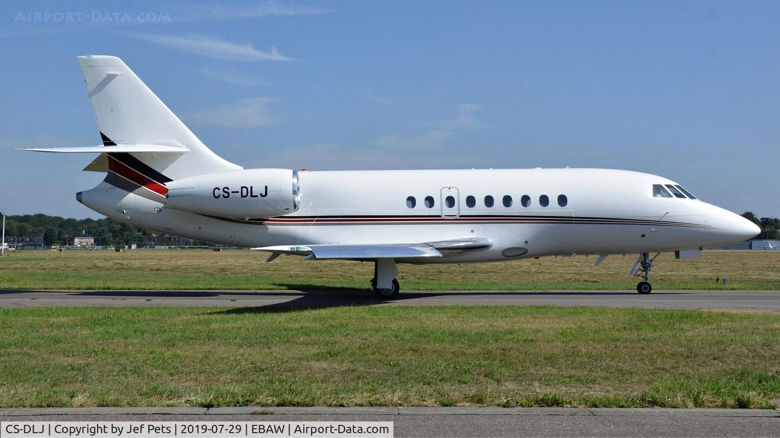 CS-DLJ, 2004 Dassault Falcon 2000EX C/N 54, At Antwerp Airport.