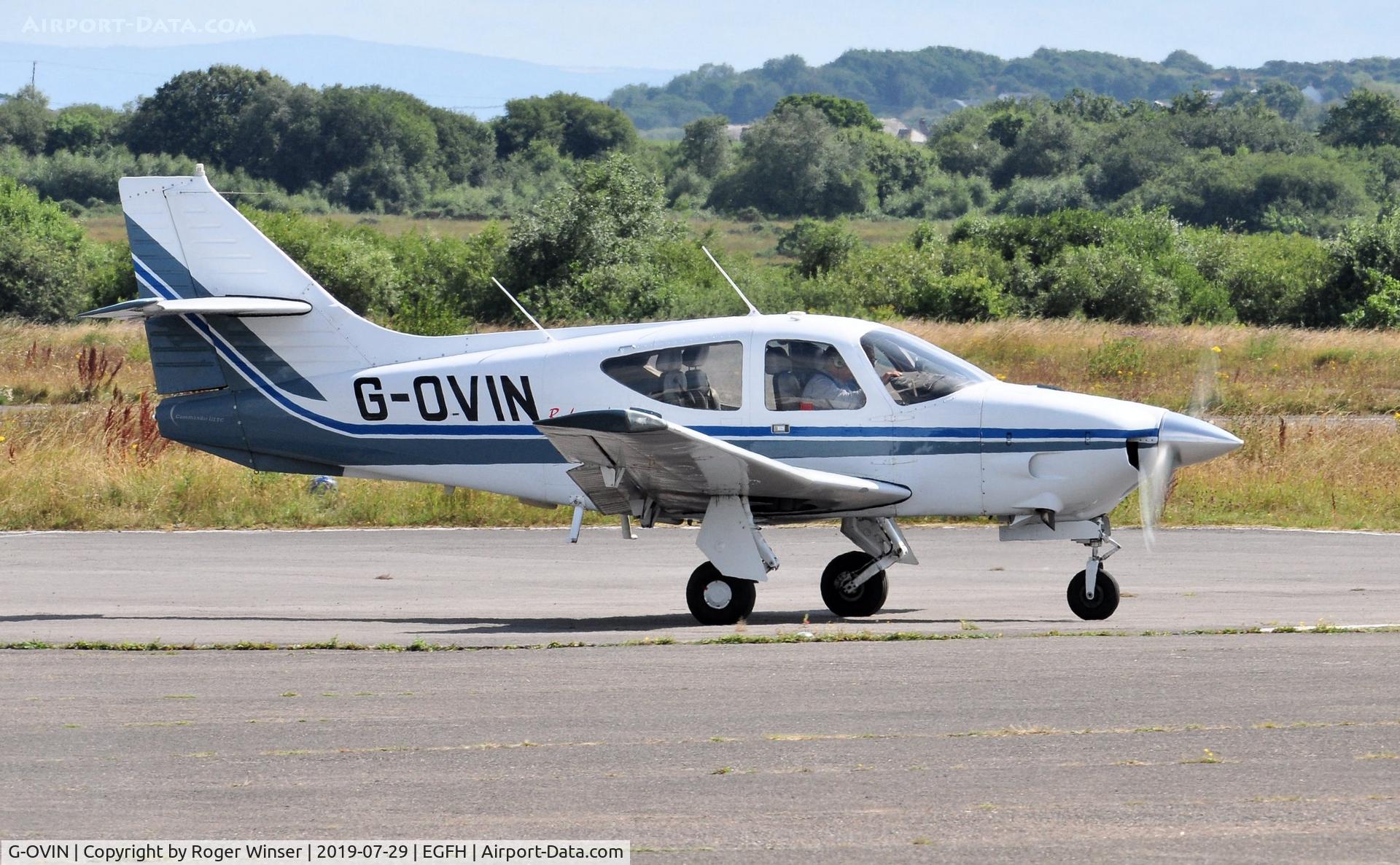 G-OVIN, 1976 Rockwell International 112TC Commander Commander C/N 13090, Commander 112TC.