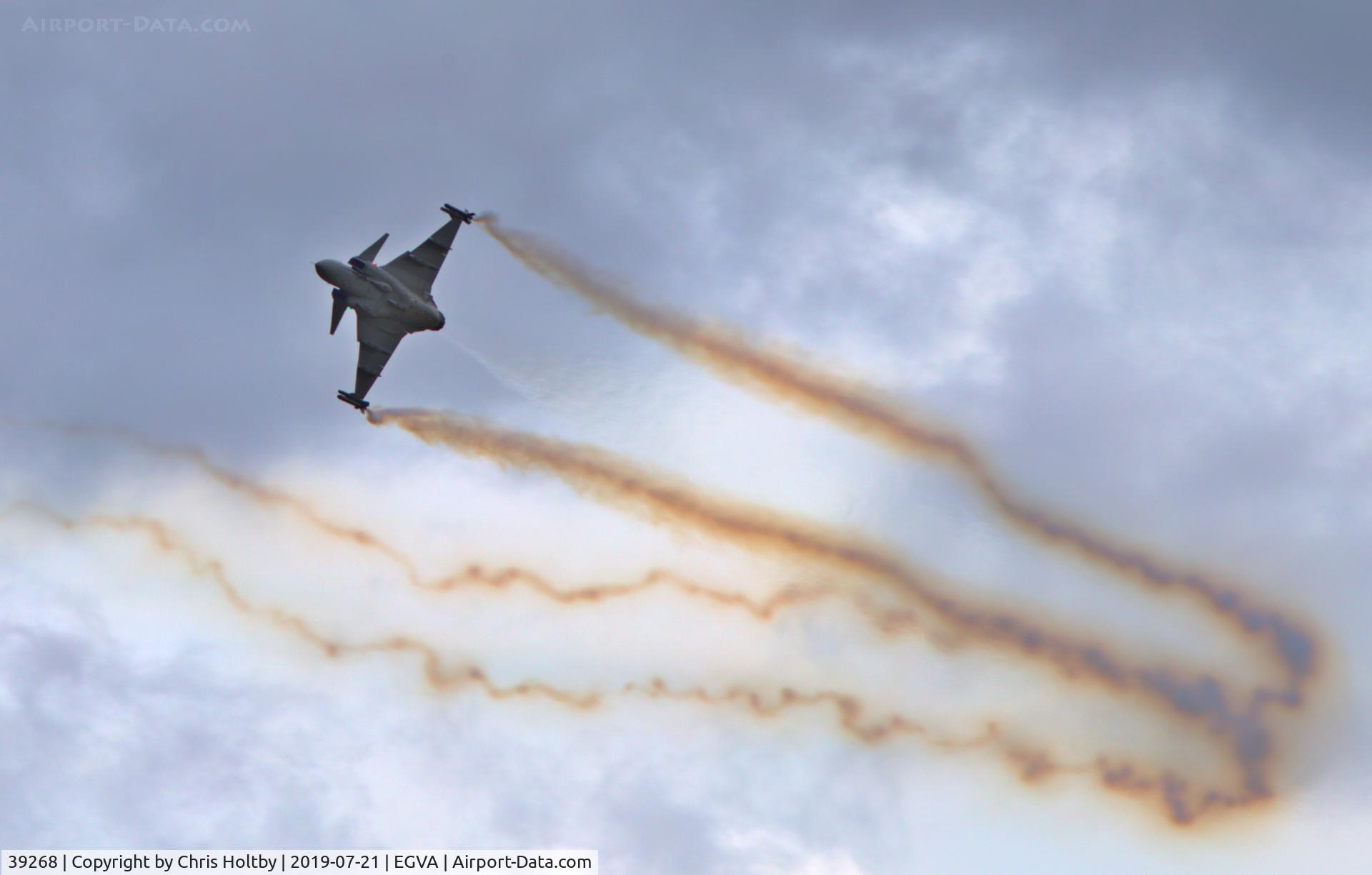 39268, Saab JAS-39C Gripen C/N 39268, The Gripen putting on a super show at RIAT 2019 Fairford