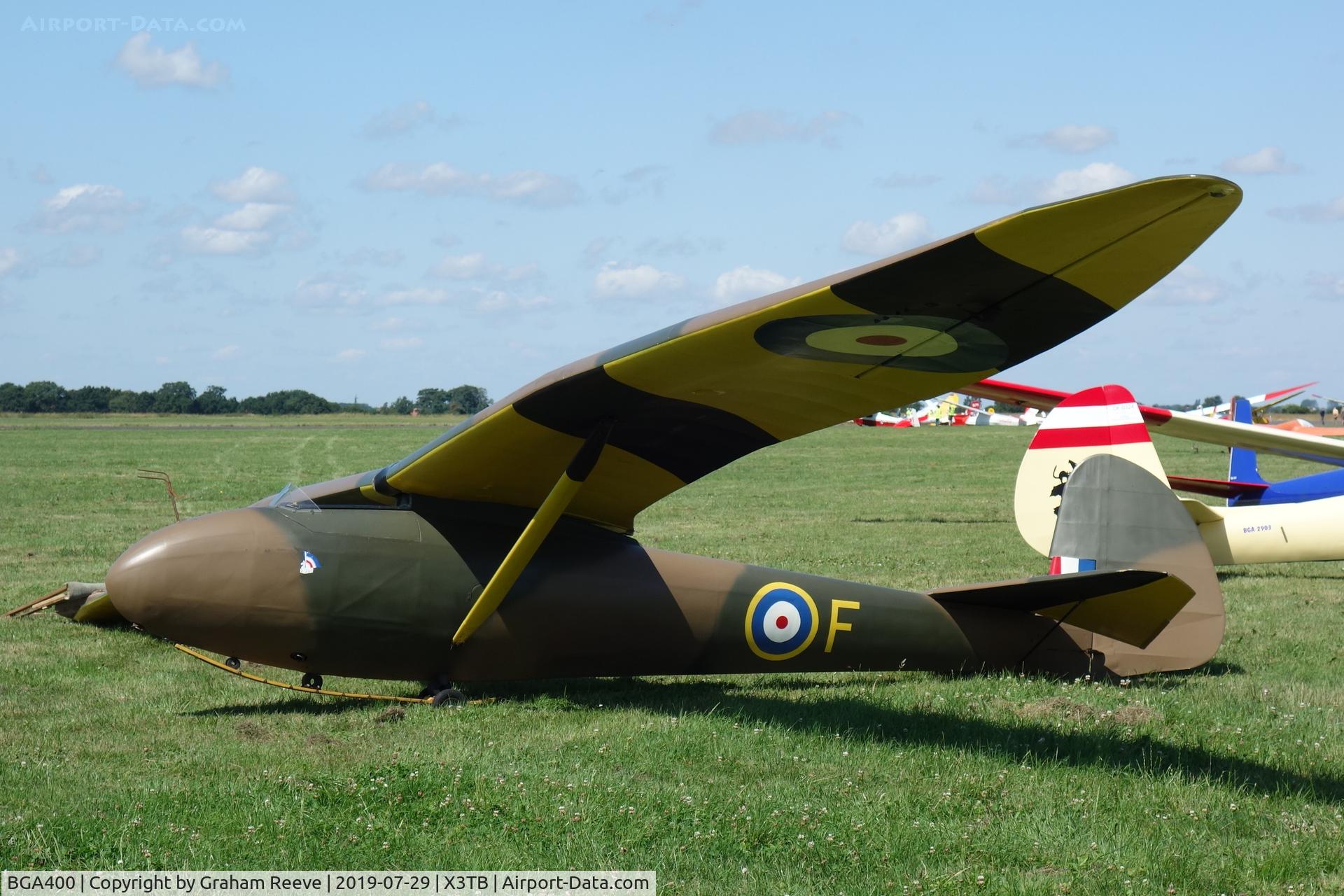 BGA400, Slingsby T-6 Kite 1 C/N 355A, Parked at Tibenham.