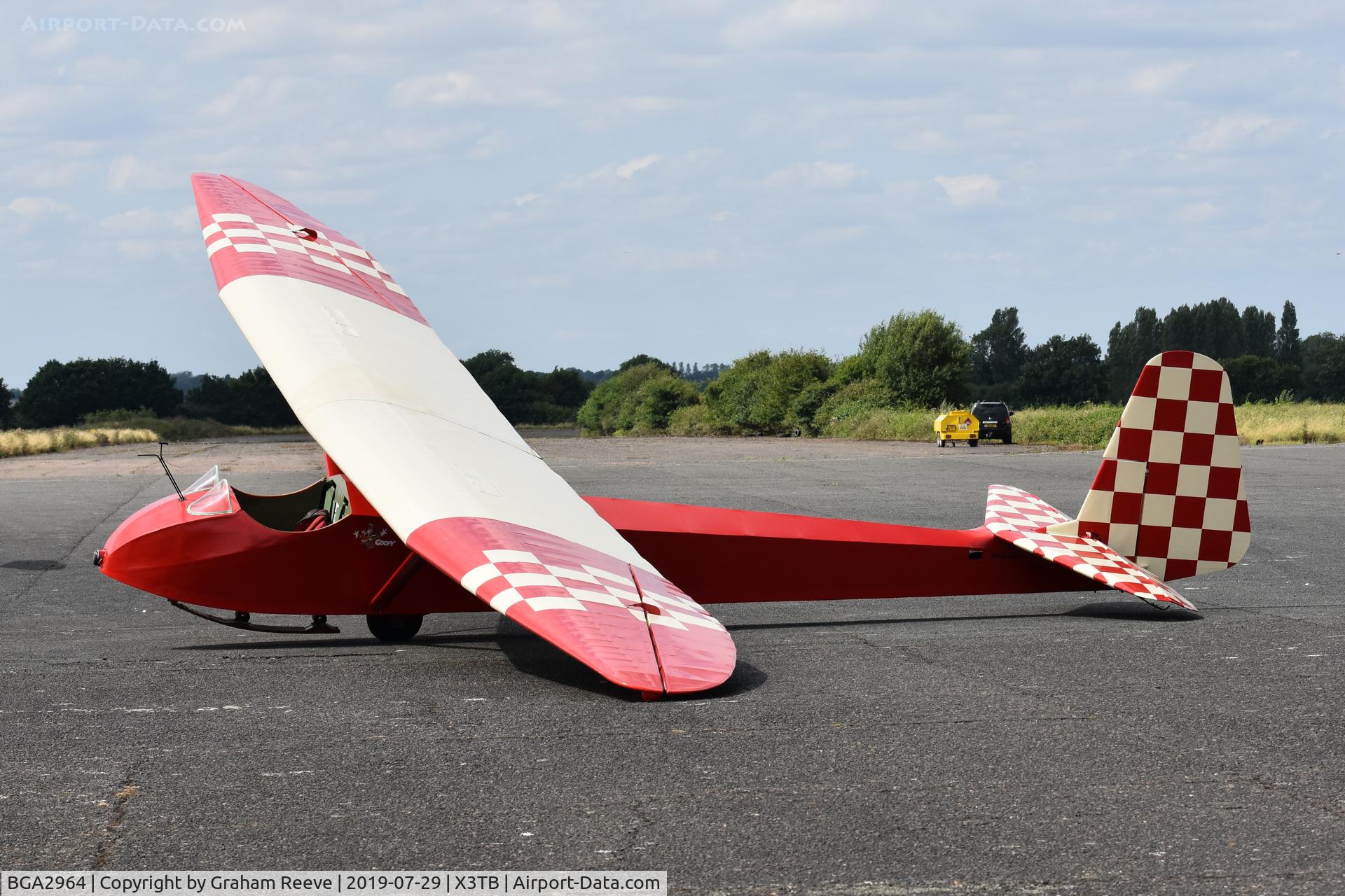 BGA2964, Slingsby T-21 Sedbergh C/N 588, Parked at Tibenham.