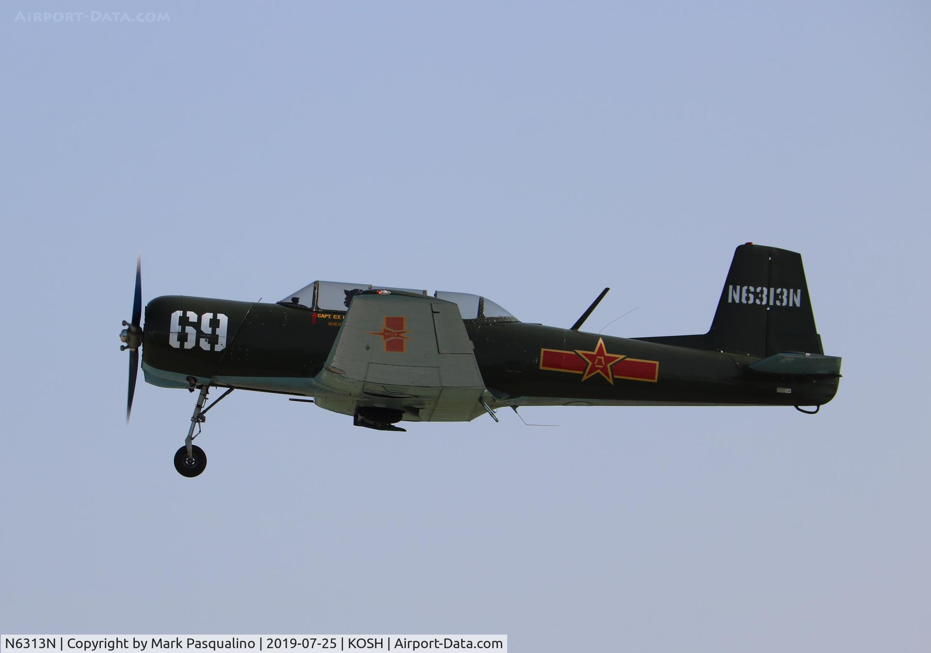N6313N, 1979 Nanchang CJ-6A C/N 3532022, Nanchang CJ-6A