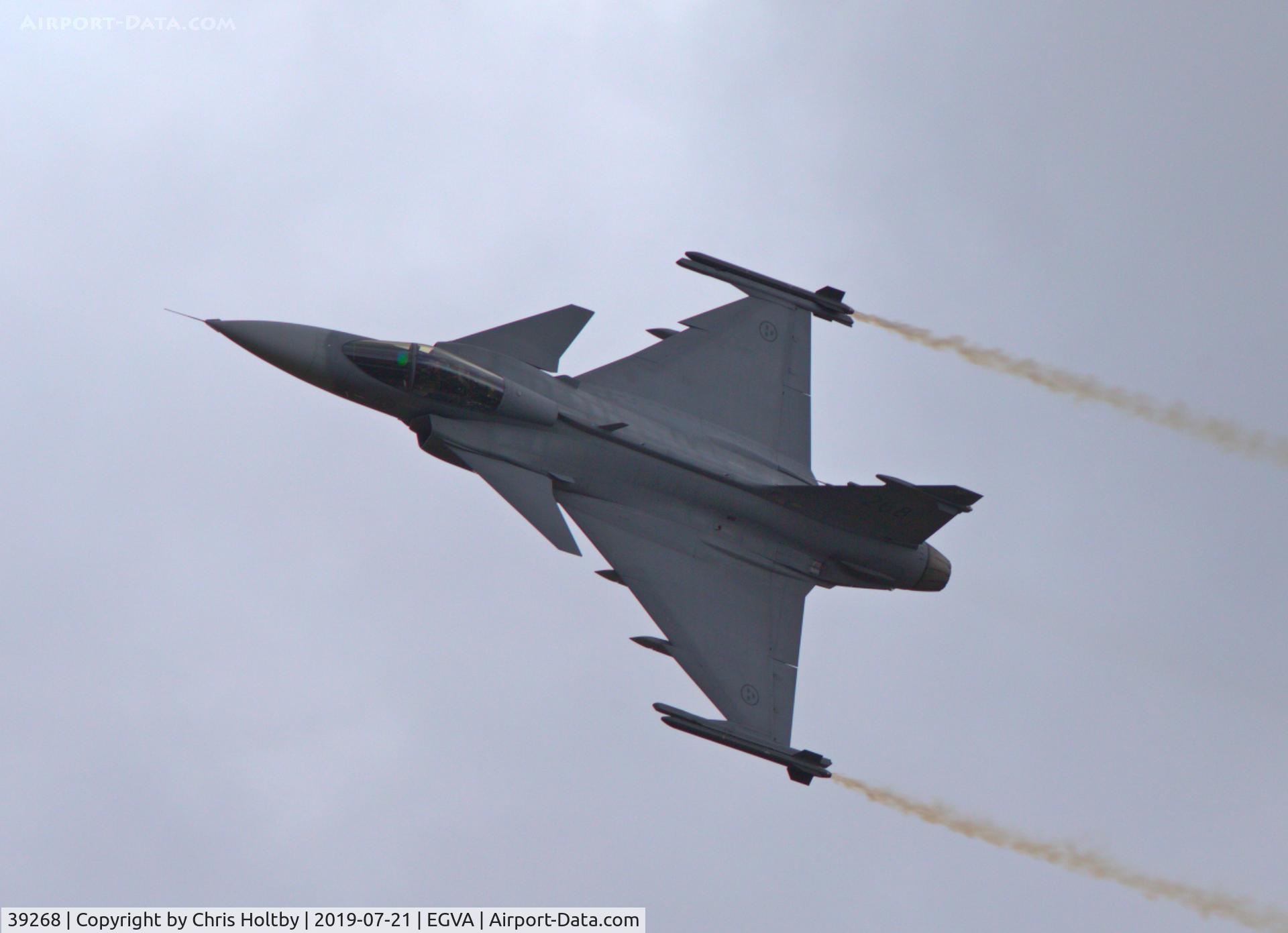 39268, Saab JAS-39C Gripen C/N 39268, Gripen solo show at RIAT 2019 Fairford