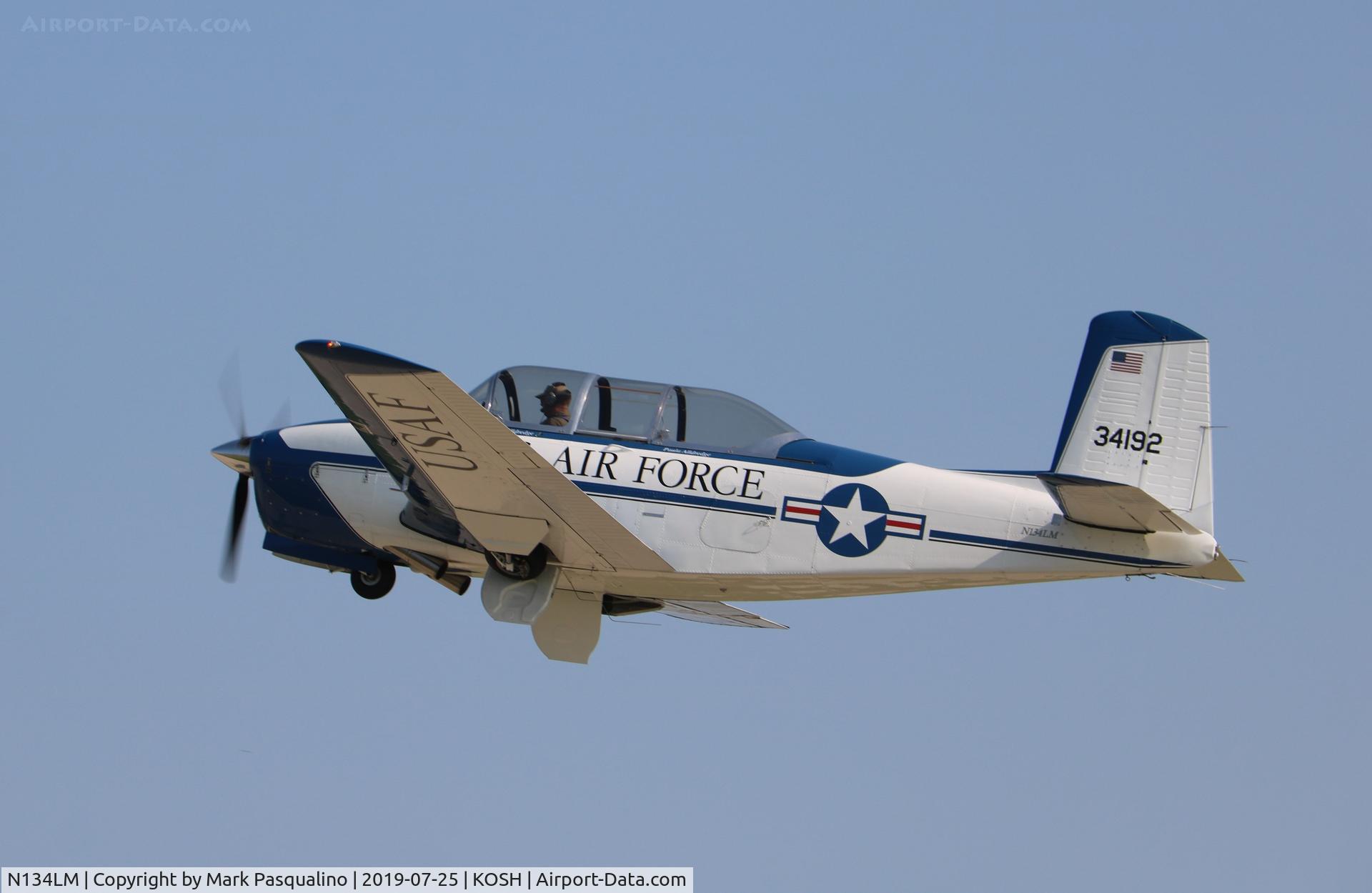 N134LM, 1955 Beech T-34A Mentor C/N G-292, Beech T-34A