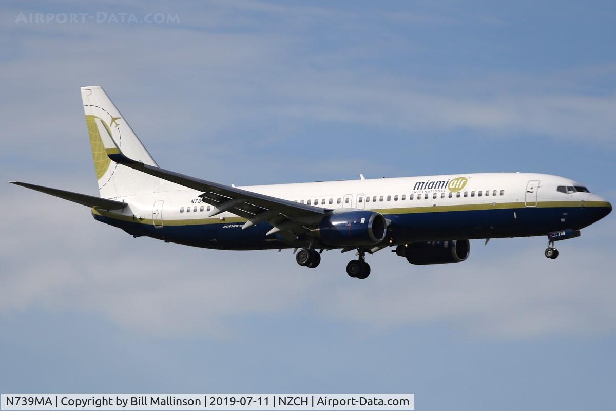 N739MA, 2004 Boeing 737-8Q8 C/N 30670, DQ451 from NAN.   Leased due to grounding of their MAX