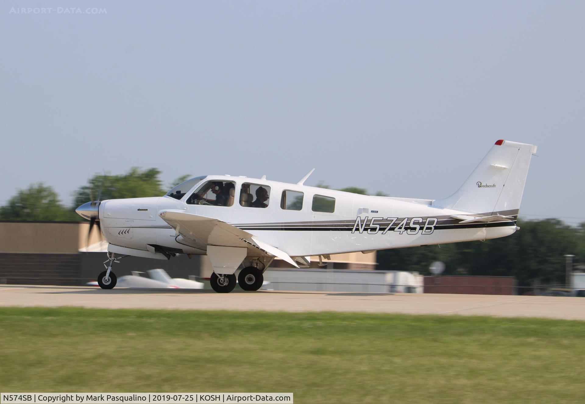 N574SB, 1972 Beech A36 Bonanza 36 C/N E-312, Beech A36