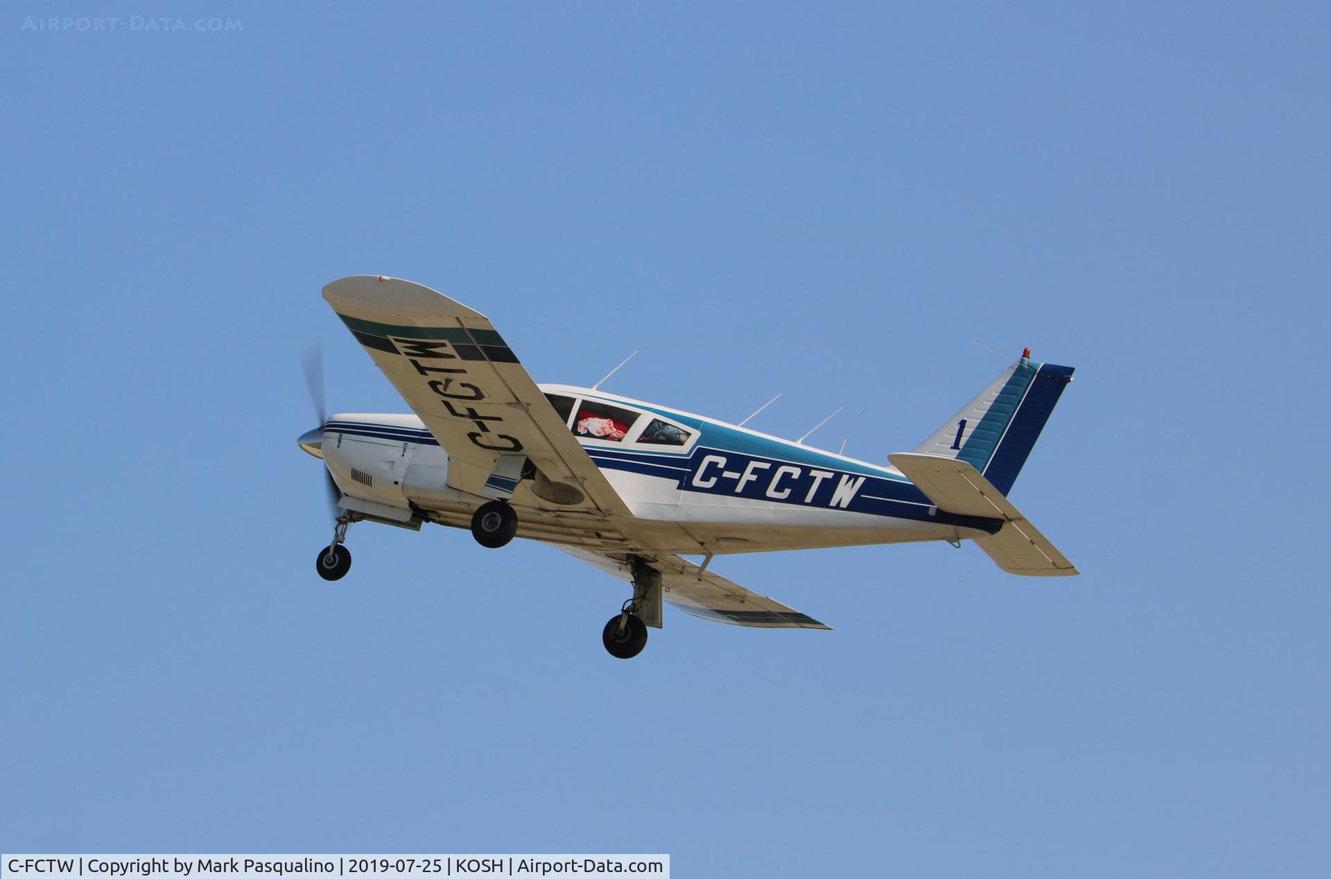 C-FCTW, 1968 Piper PA-28R-180 Cherokee Arrow C/N 28R30521, Piper PA-28R-180