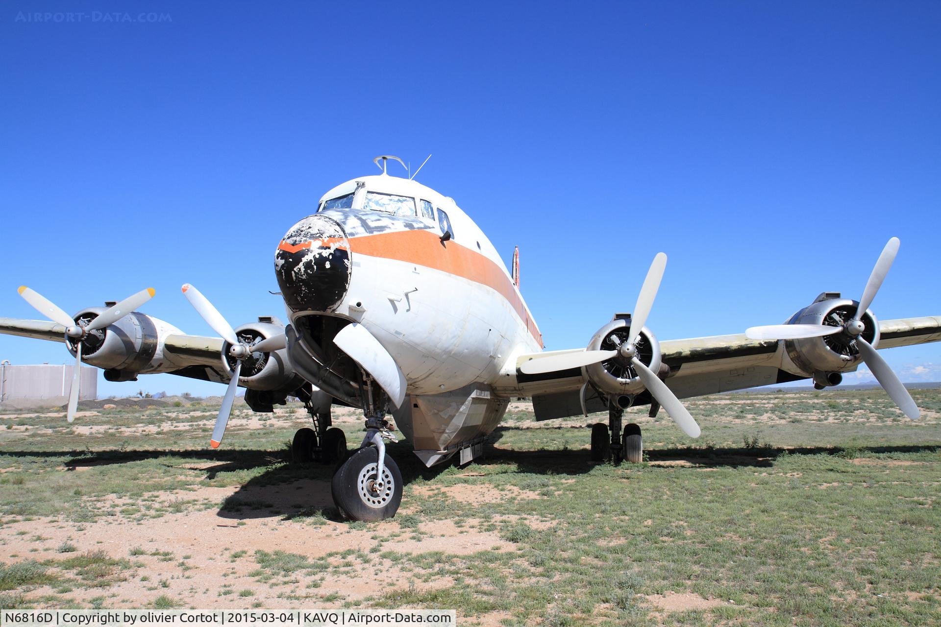 N6816D, 1944 Douglas C54D-DC (C-54E-20) C/N 27368, Avra valley airport