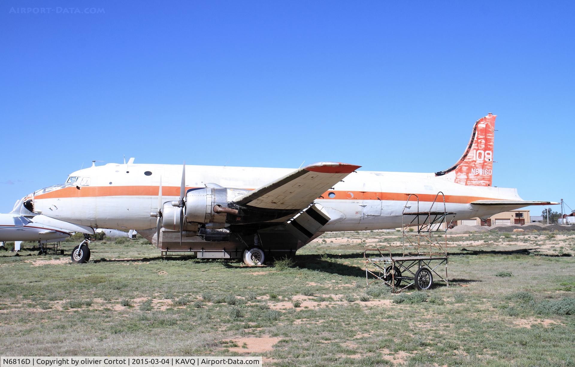 N6816D, 1944 Douglas C54D-DC (C-54E-20) C/N 27368, picture taken in 2015. May have been scrapped since