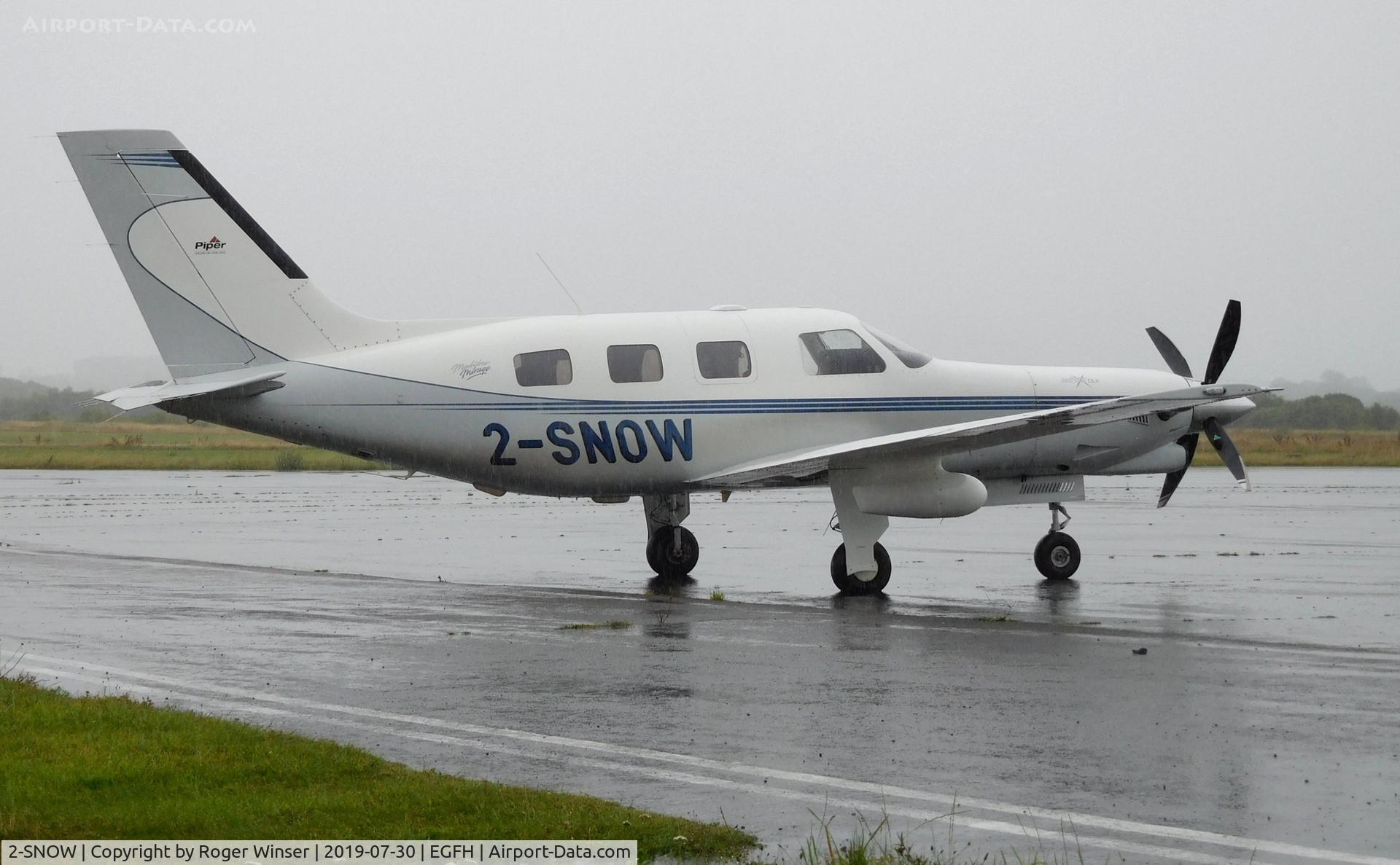 2-SNOW, 1998 Piper PA-46-350P Jetprop DLX Malibu Mirage C/N 46-36180, Visiting Malibu Mirage.