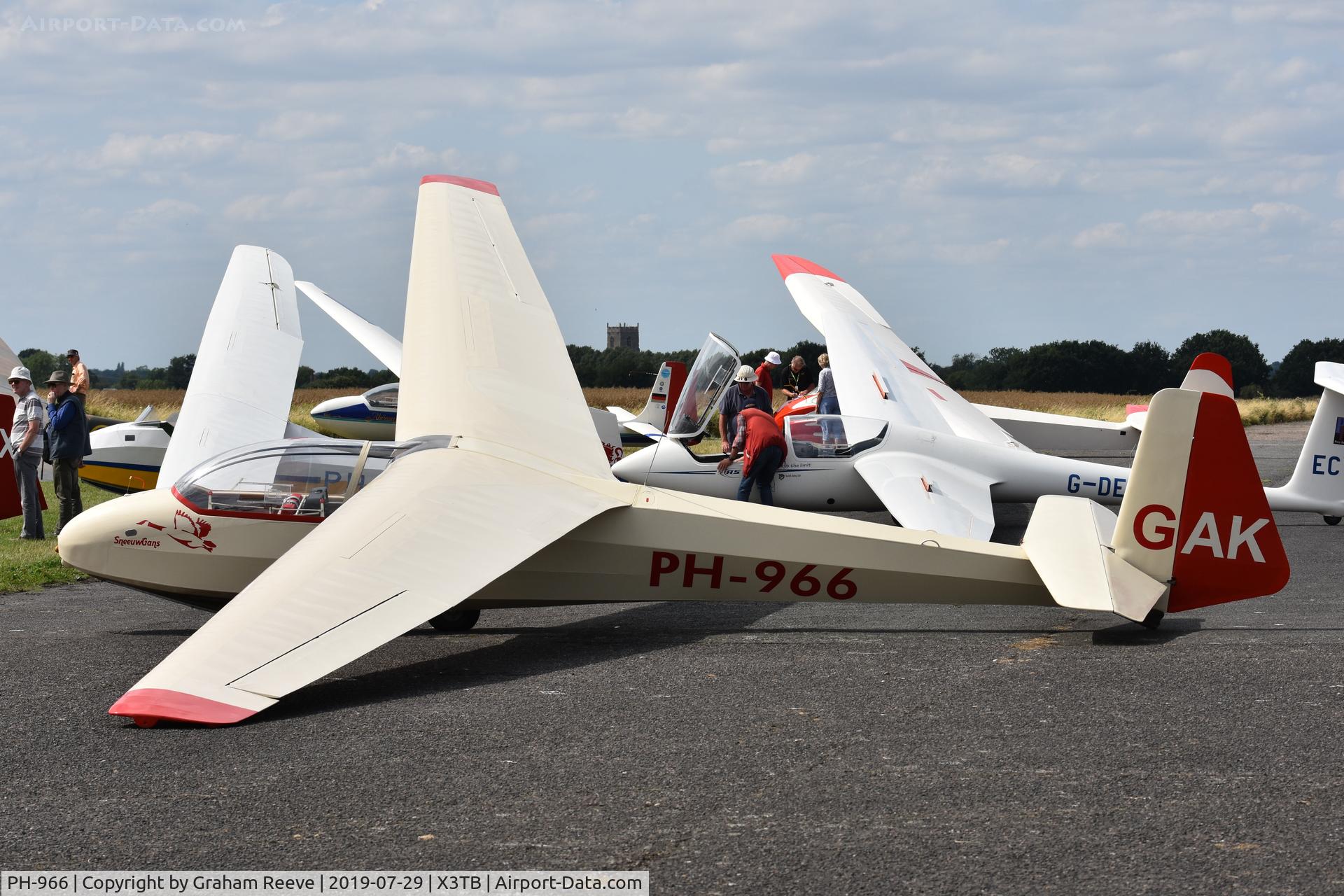PH-966, Schleicher Ka-7 Rhonadler C/N 7190, Parked at Tibenham.