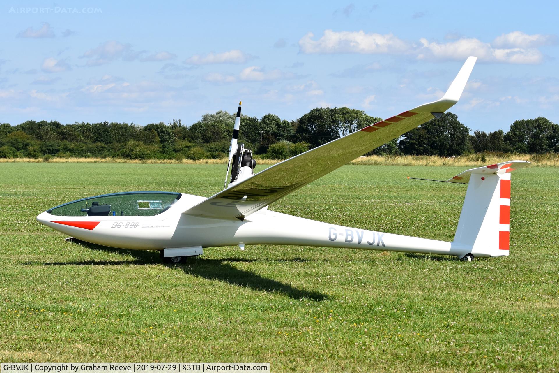 G-BVJK, 1994 Glaser-Dirks DG-800A C/N 8-24-A21, Parked at Tibenham.