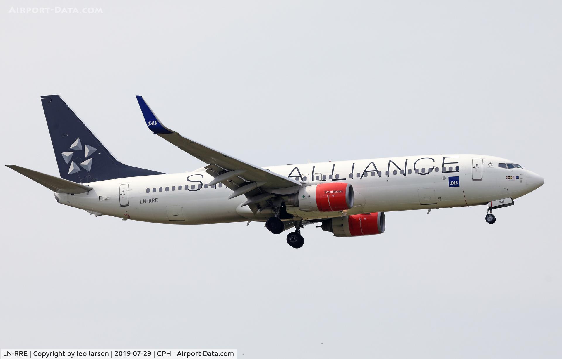 LN-RRE, 2008 Boeing 737-85P C/N 35706, Copenhagen 29.7.2019 on final to R-04L