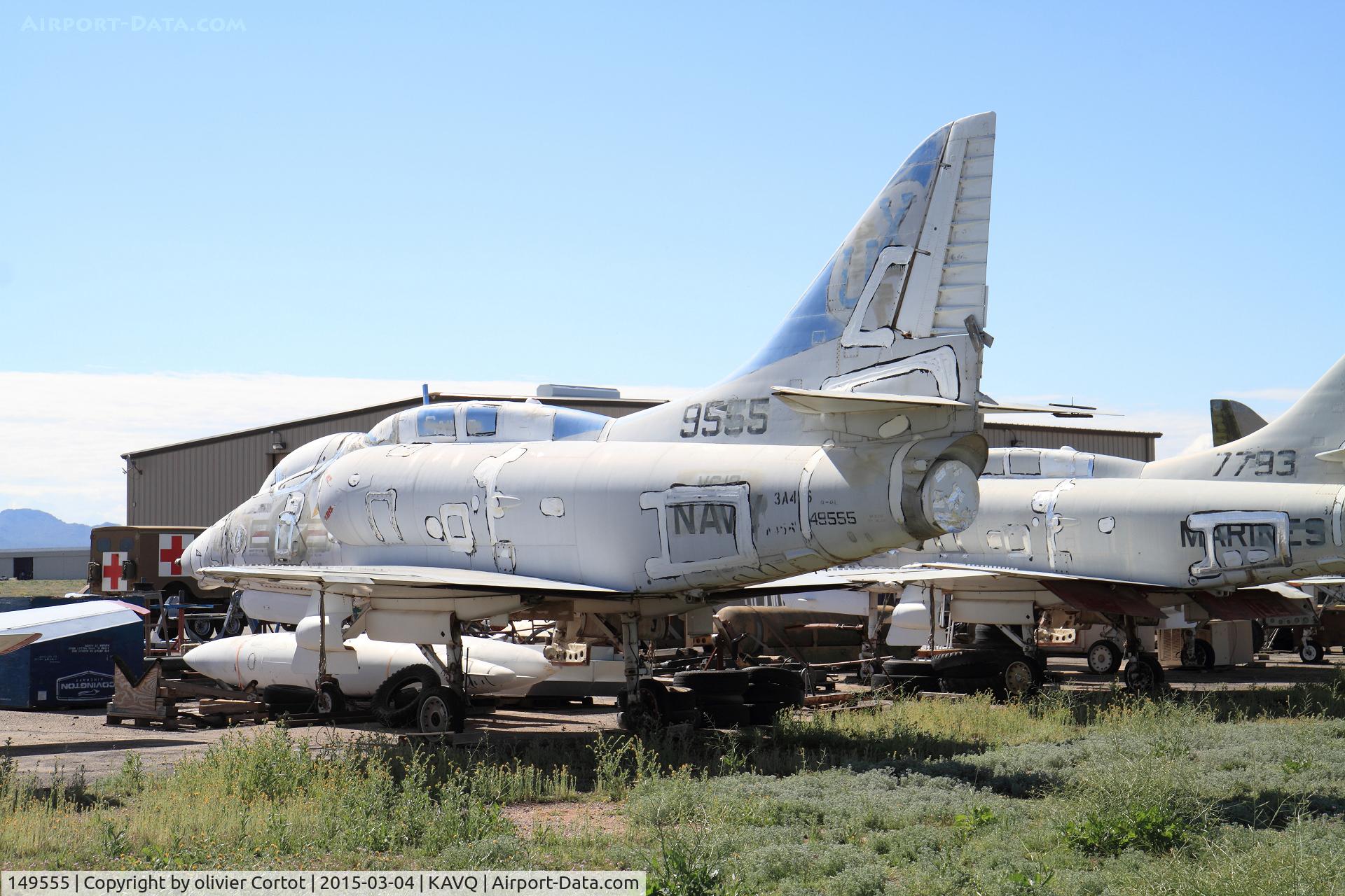 149555, Douglas A4D-2N Skyhawk C/N 12880, Skyhawks restorers, Avra Valley