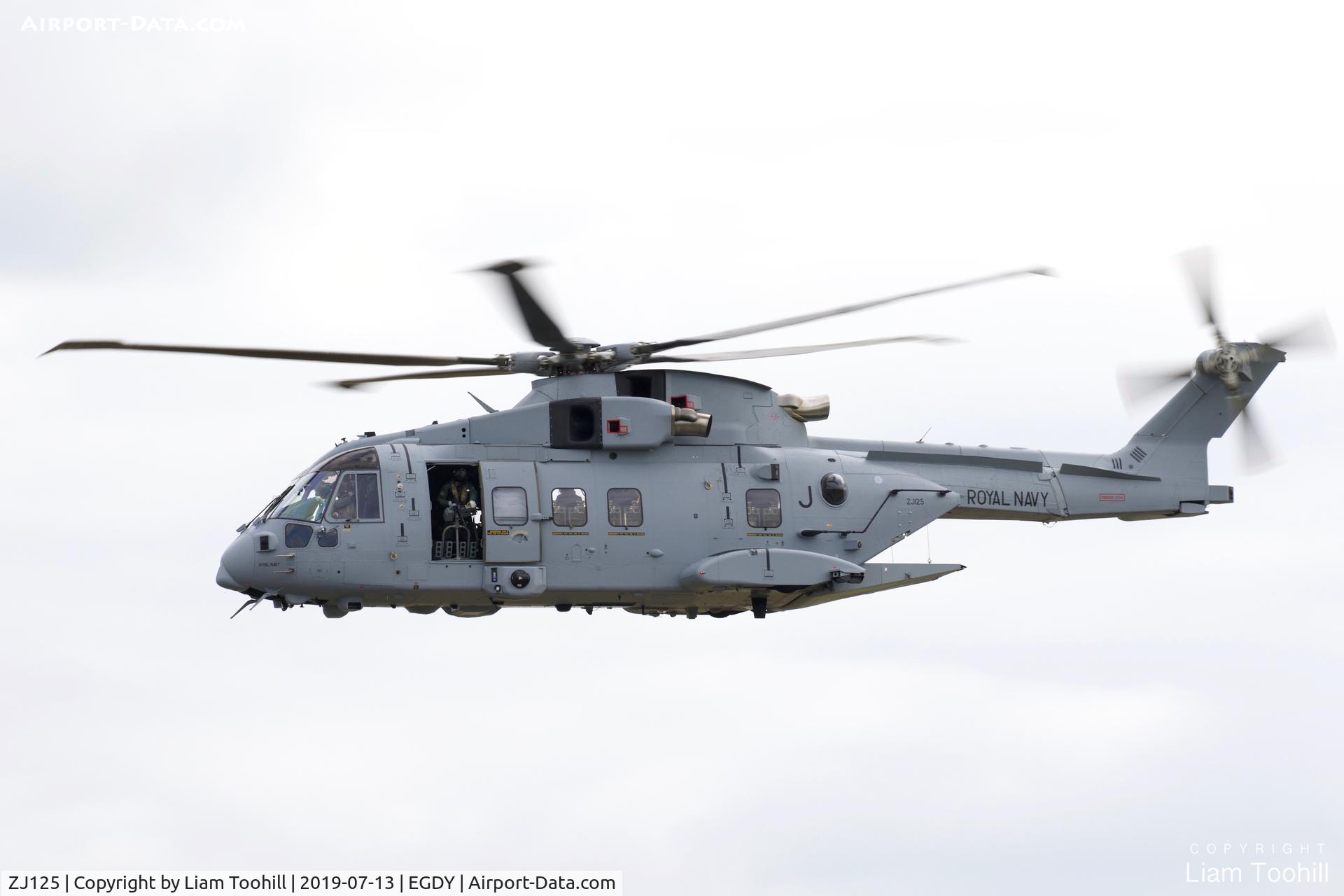 ZJ125, Westland Merlin HC.4 C/N 50137/RAF09, ZJ125 at Yeovilton Air Day 2019