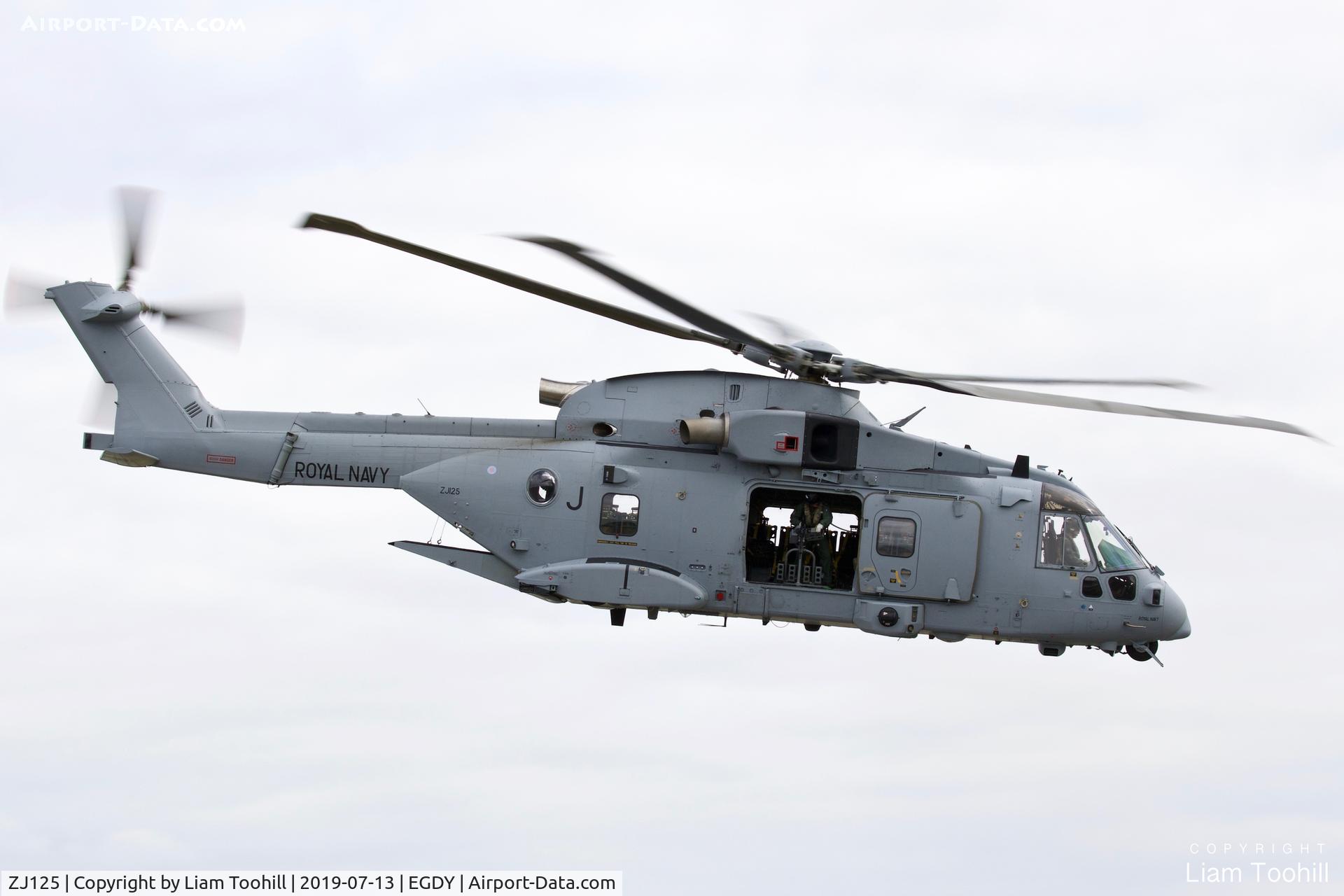 ZJ125, Westland Merlin HC.4 C/N 50137/RAF09, ZJ125 at Yeovilton Air Day 2019