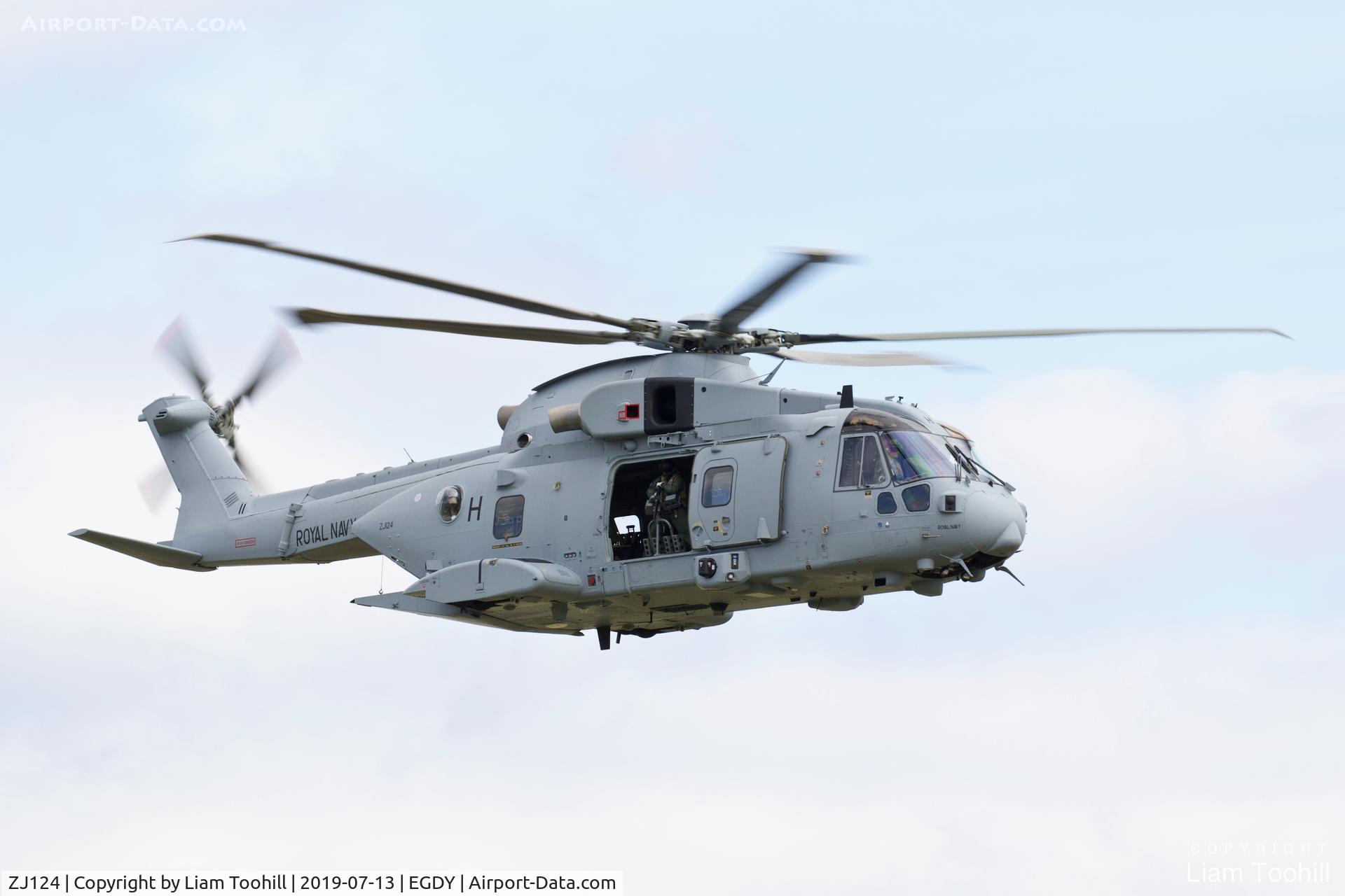 ZJ124, Westland Merin HC.4 C/N 50133/RAF08, ZJ124 at Yeovilton Air Day 2019