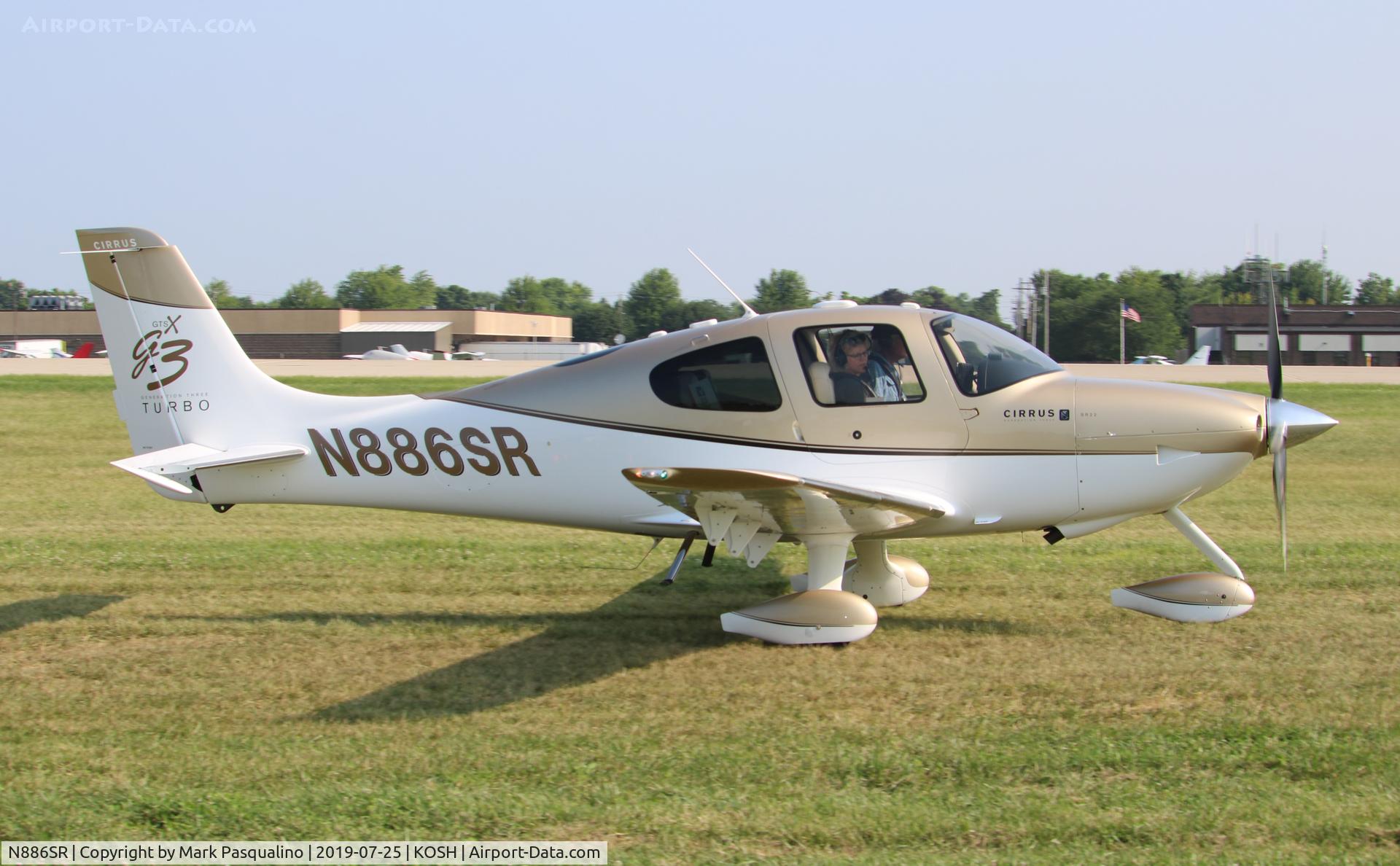 N886SR, 2007 Cirrus SR22 C/N 2832, Cirrus SR22