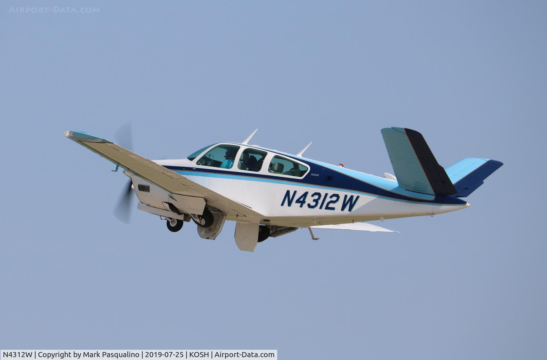 N4312W, 1974 Beech V35B Bonanza C/N D-9585, Beech V35B