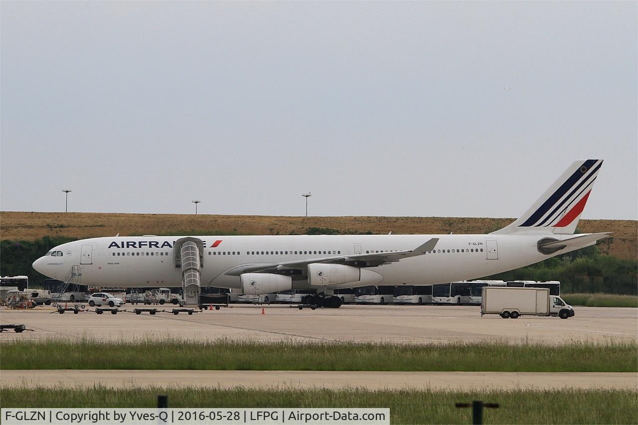 F-GLZN, 1998 Airbus A340-313X C/N 245, Airbus A340-313X, Parked, Roissy Charles De Gaulle Airport (LFPG-CDG)