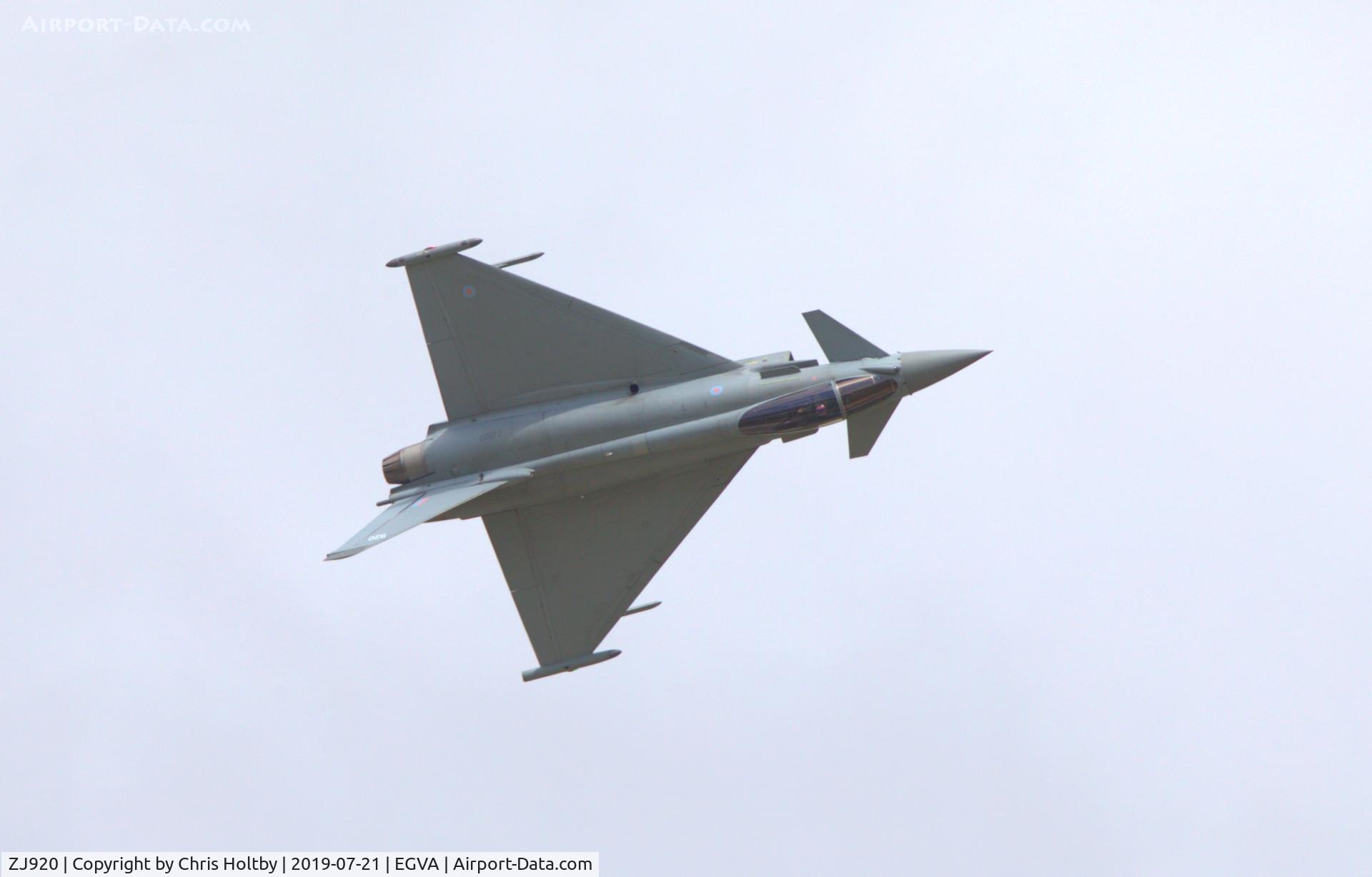 ZJ920, 2005 Eurofighter EF-2000 Typhoon FGR4 C/N 0067/BS011, Solo display at RIAT 2019 Fairford