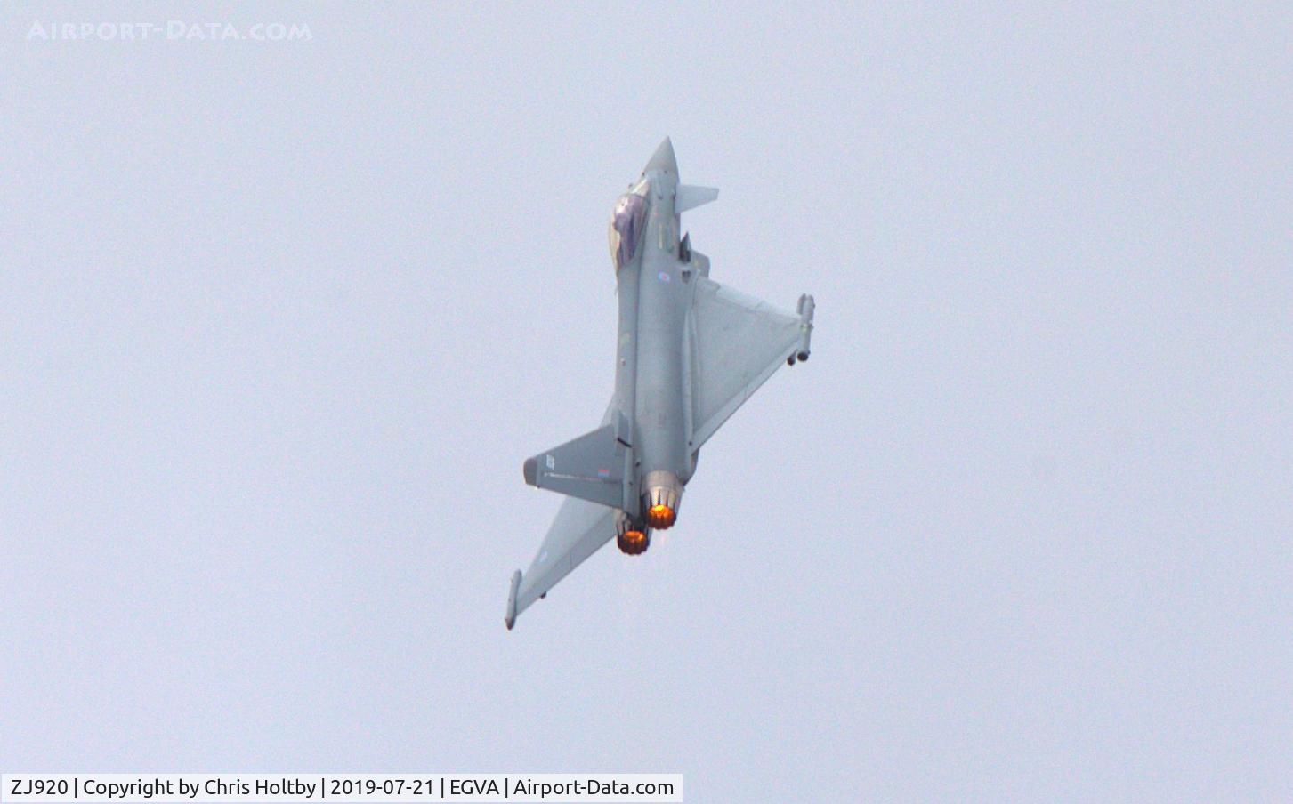 ZJ920, 2005 Eurofighter EF-2000 Typhoon FGR4 C/N 0067/BS011, Typhoon display at RIAT 2019 RAF Fairford