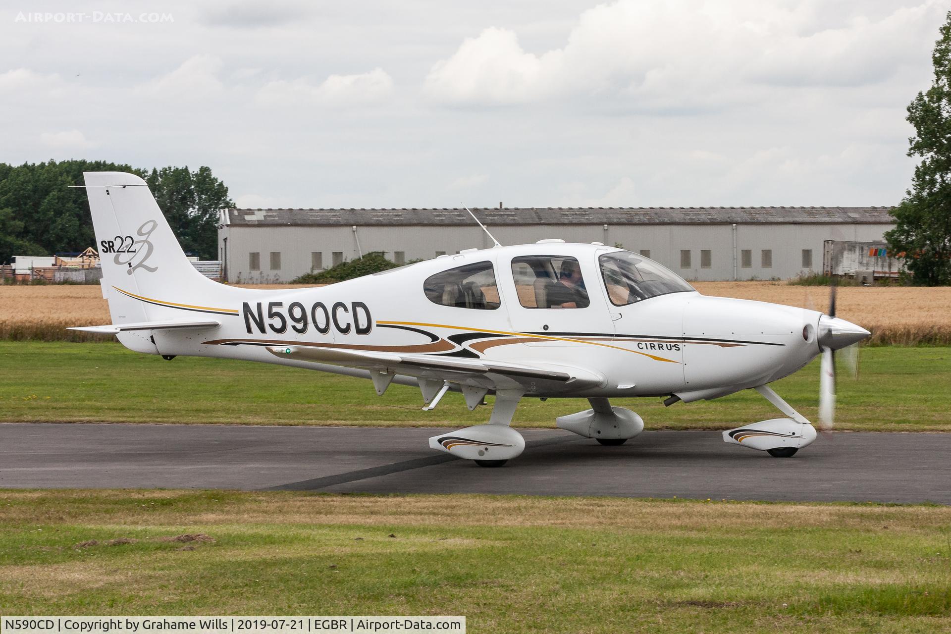 N590CD, 2004 Cirrus SR22 C/N 0957, Cirrus SR-22 N590CD, Breighton 21/7/19