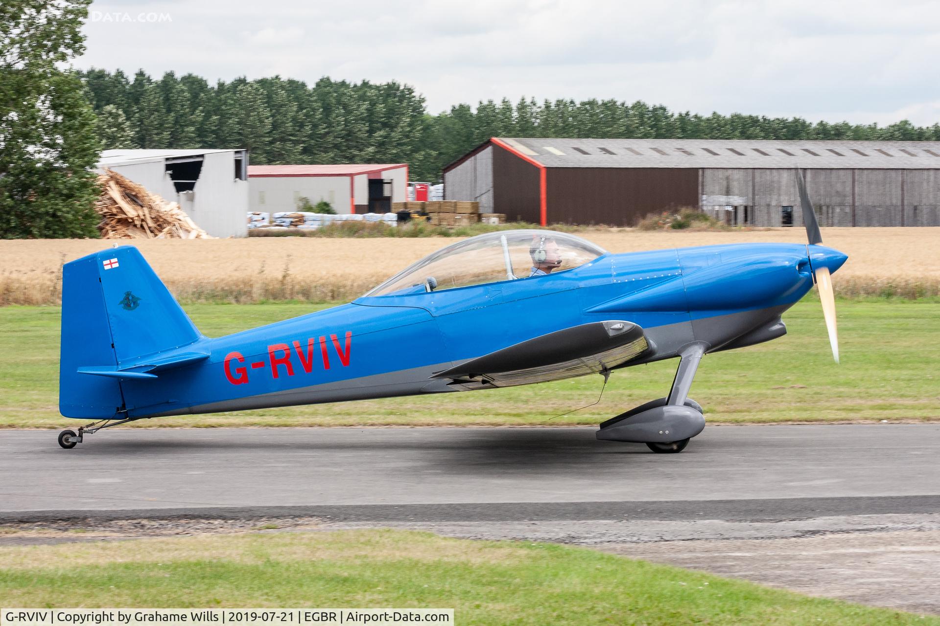 G-RVIV, 1999 Vans RV-4 C/N PFA 181-12366, Vans RV-4 G-RVIV, Breighton 21/7/19