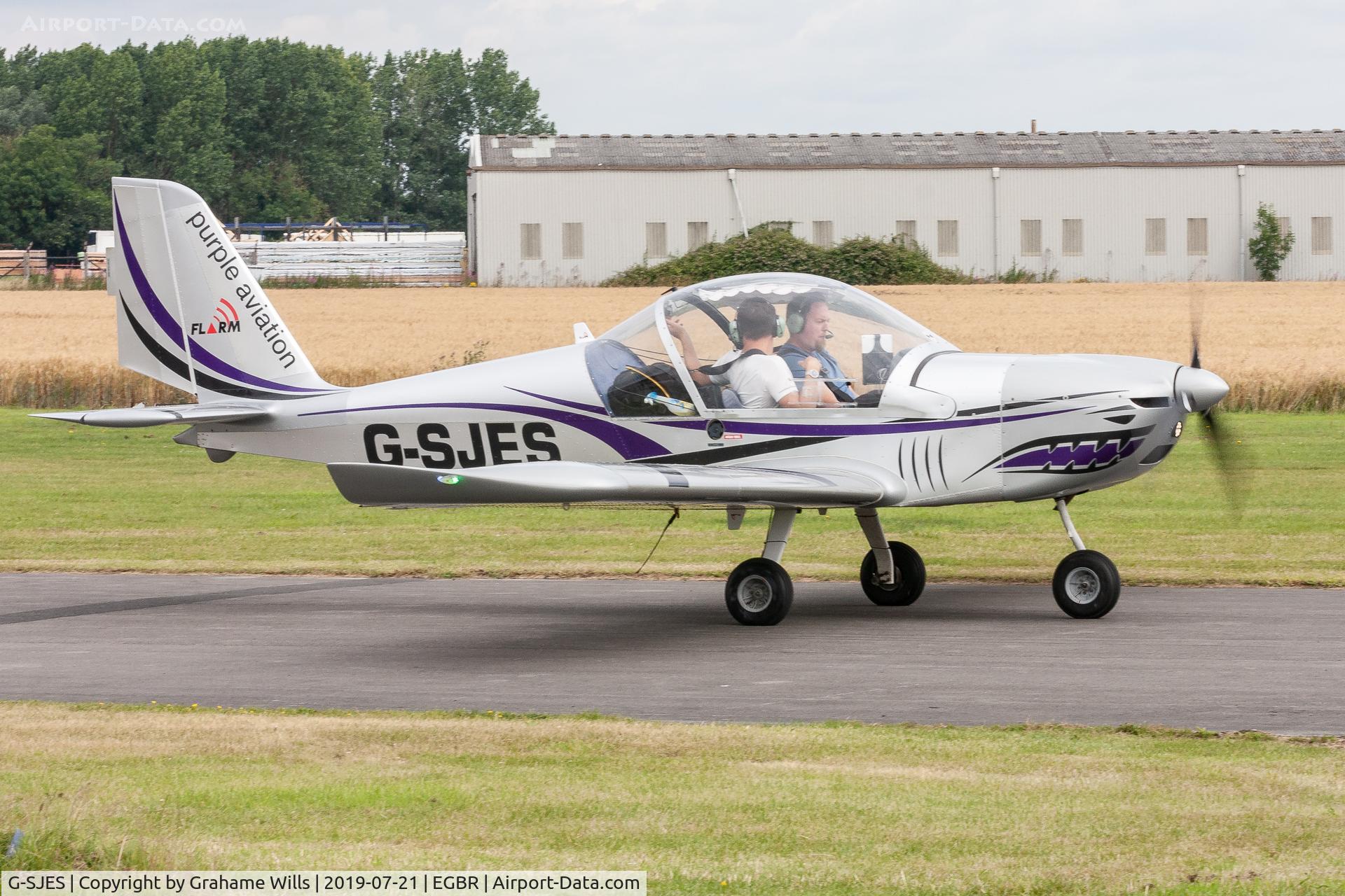 G-SJES, 2007 Cosmik EV-97 TeamEurostar UK C/N 2918, EV-97 TeamEurostar UK G-SJES North East Aviation, Breighton 21/7/19