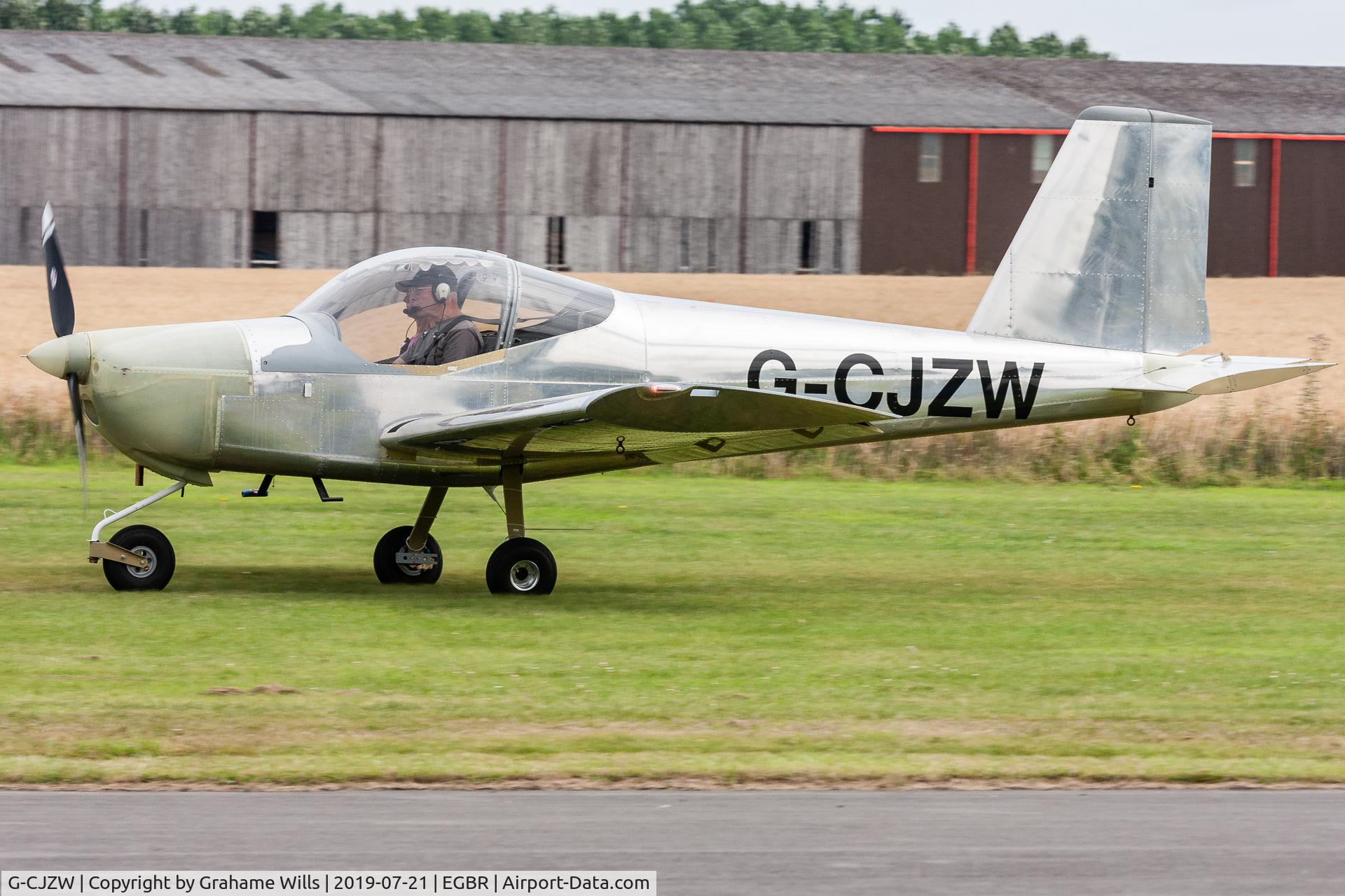 G-CJZW, 2017 Vans RV-12 C/N LAA 363-15382, Vans RV-12 G-CJZW, Breighton 21/7/19