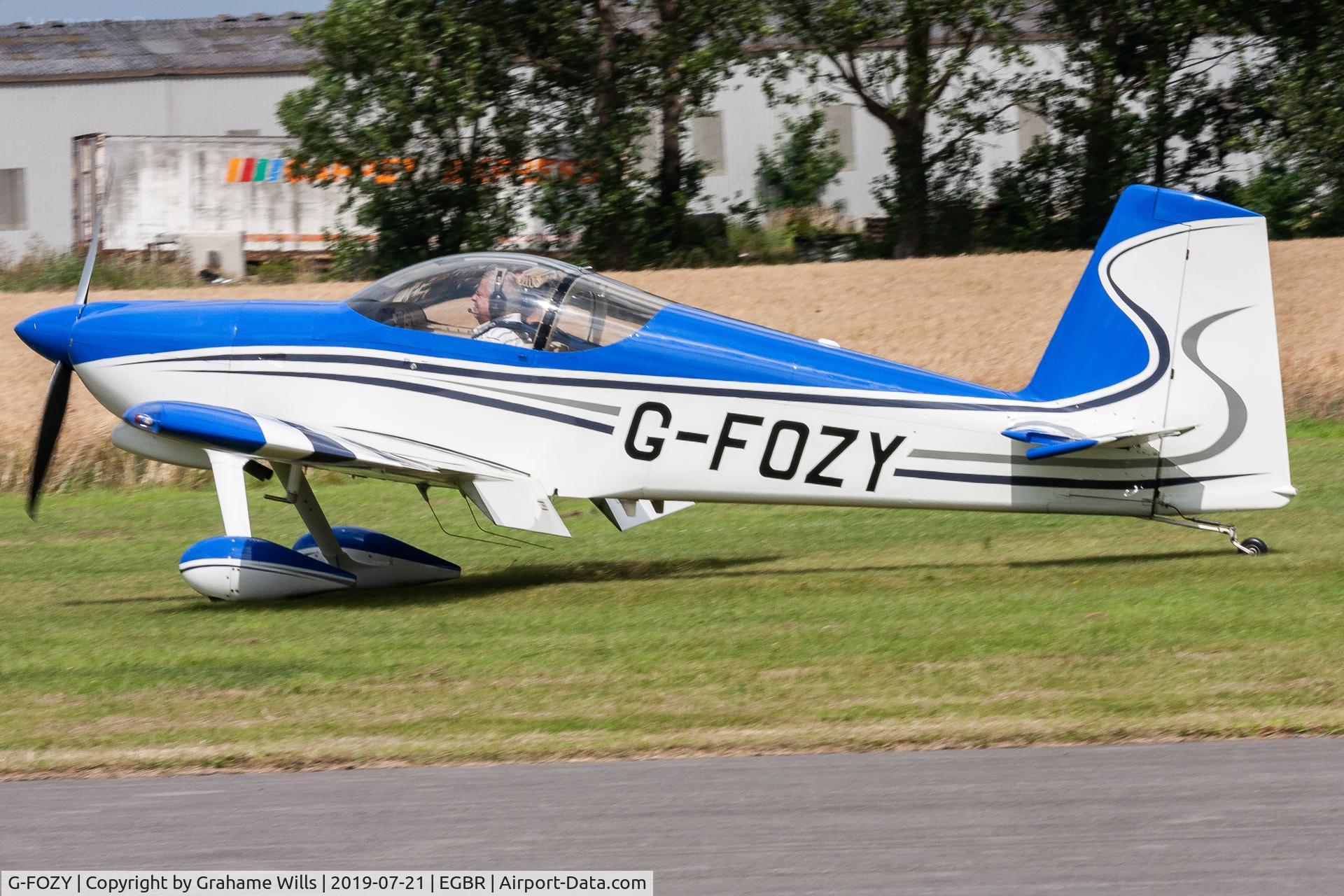 G-FOZY, 2012 Vans RV-7 C/N PFA 323-14150, Vans RV-7 G-FOZY, Breighton 21/7/19