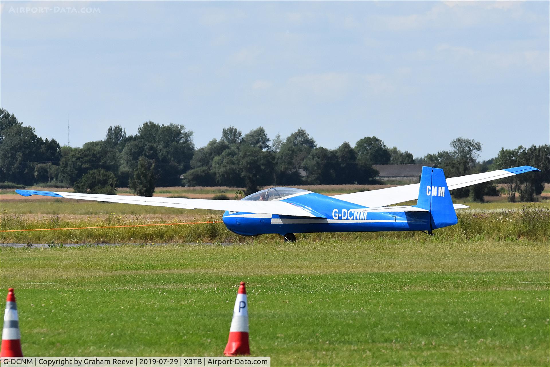 G-DCNM, PZL-Bielsko SZD-9bis Bocian C/N P-551, Departing from Tibenham.