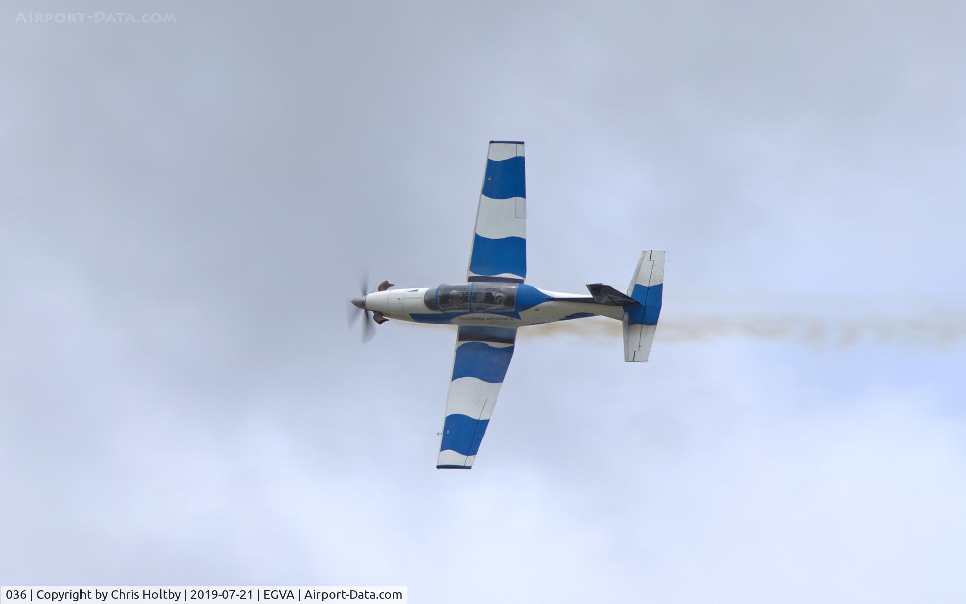 036, 1946 Yakovlev Yak-9U C/N 0815346, Texan II displaying at RIAT 2019 at RAF Fairford