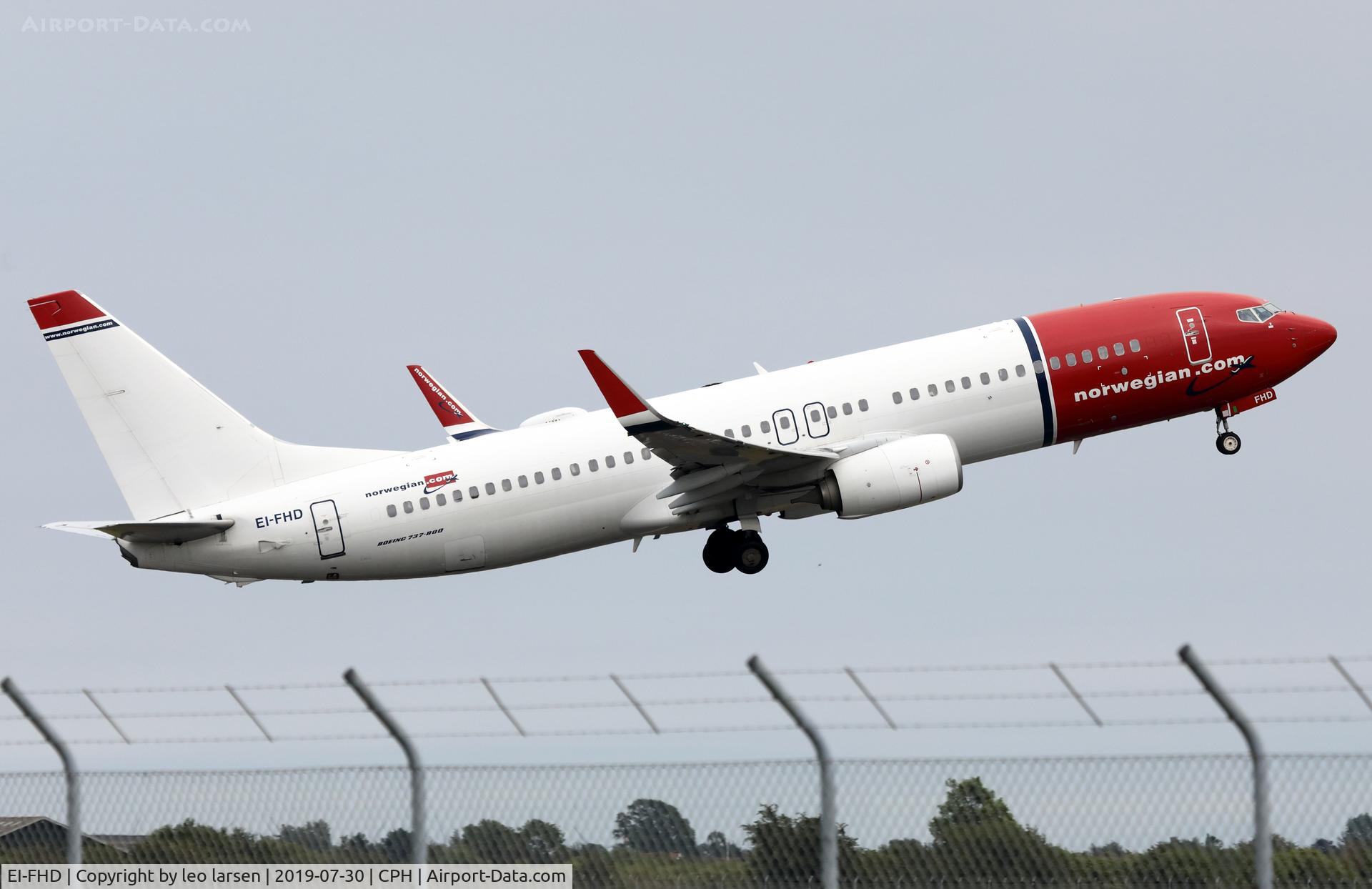 EI-FHD, 2012 Boeing 737-8JP C/N 39011, Copenhagen 30.9.2019 T/O R-22R
