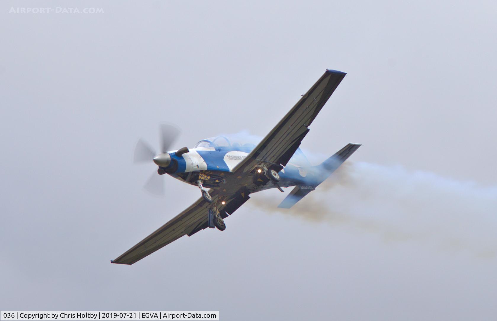 036, 1946 Yakovlev Yak-9U C/N 0815346, Greek Texan II putting on a good show at RIAT 2019 RAF Fairford
