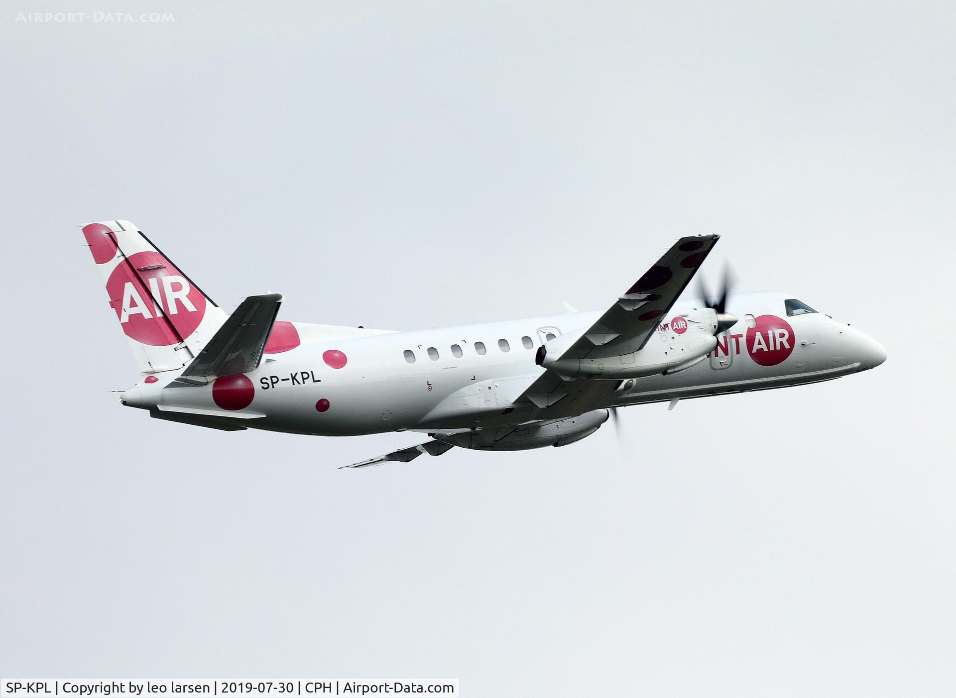 SP-KPL, 1985 Saab-Fairchild SF340 C/N 340A-038, Copenhagen 30.7.2019 T/O R-22R