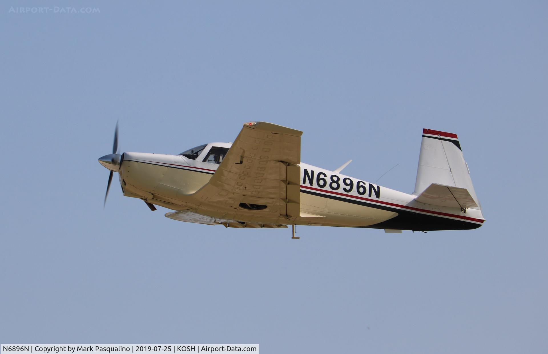 N6896N, 1968 Mooney M20C Ranger C/N 680165, Mooney M20C