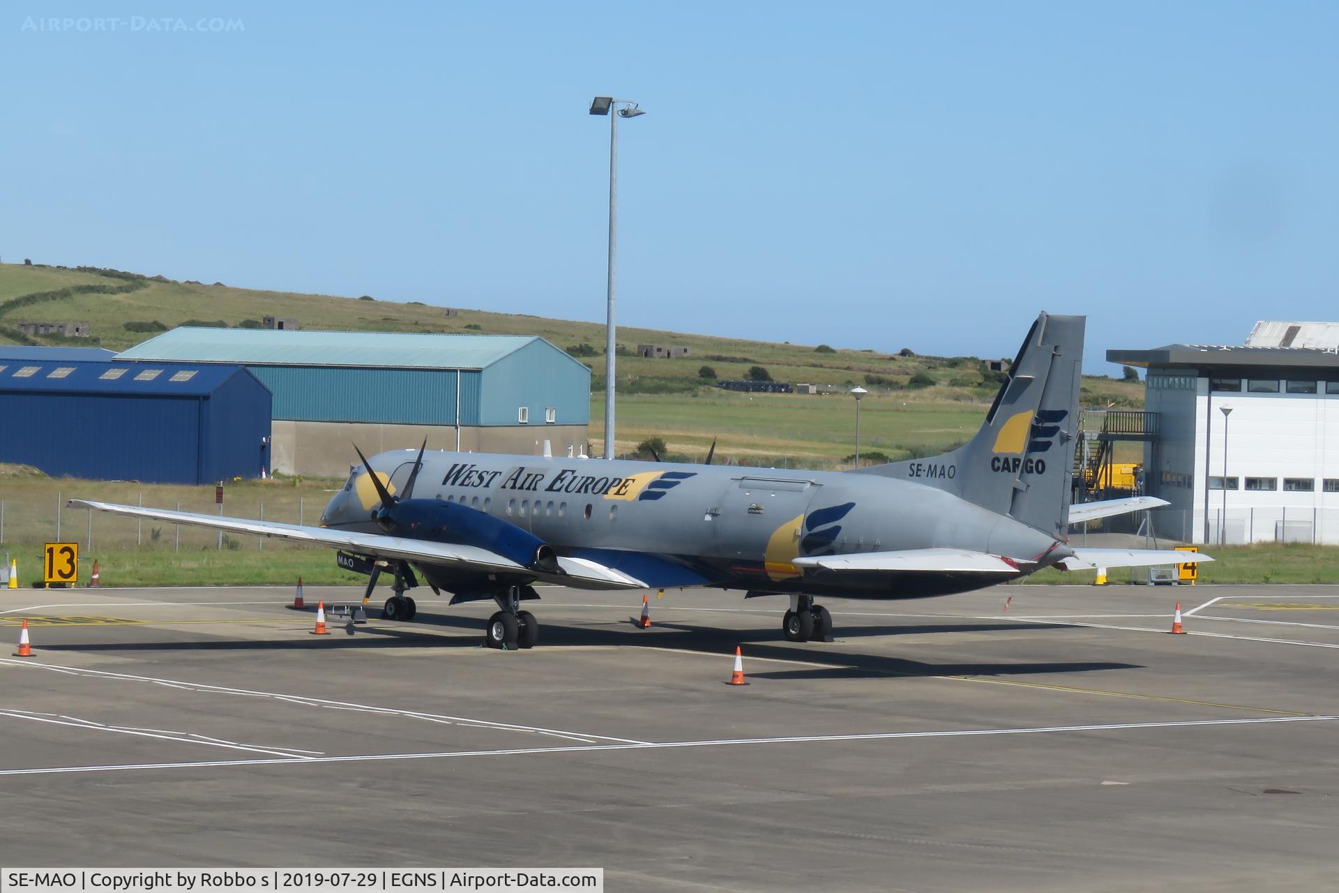 SE-MAO, 1989 British Aerospace ATP(F) C/N 2011, SE-MAO Bae ATP of West Air Europe seen at Ronaldsway Airport IOM.