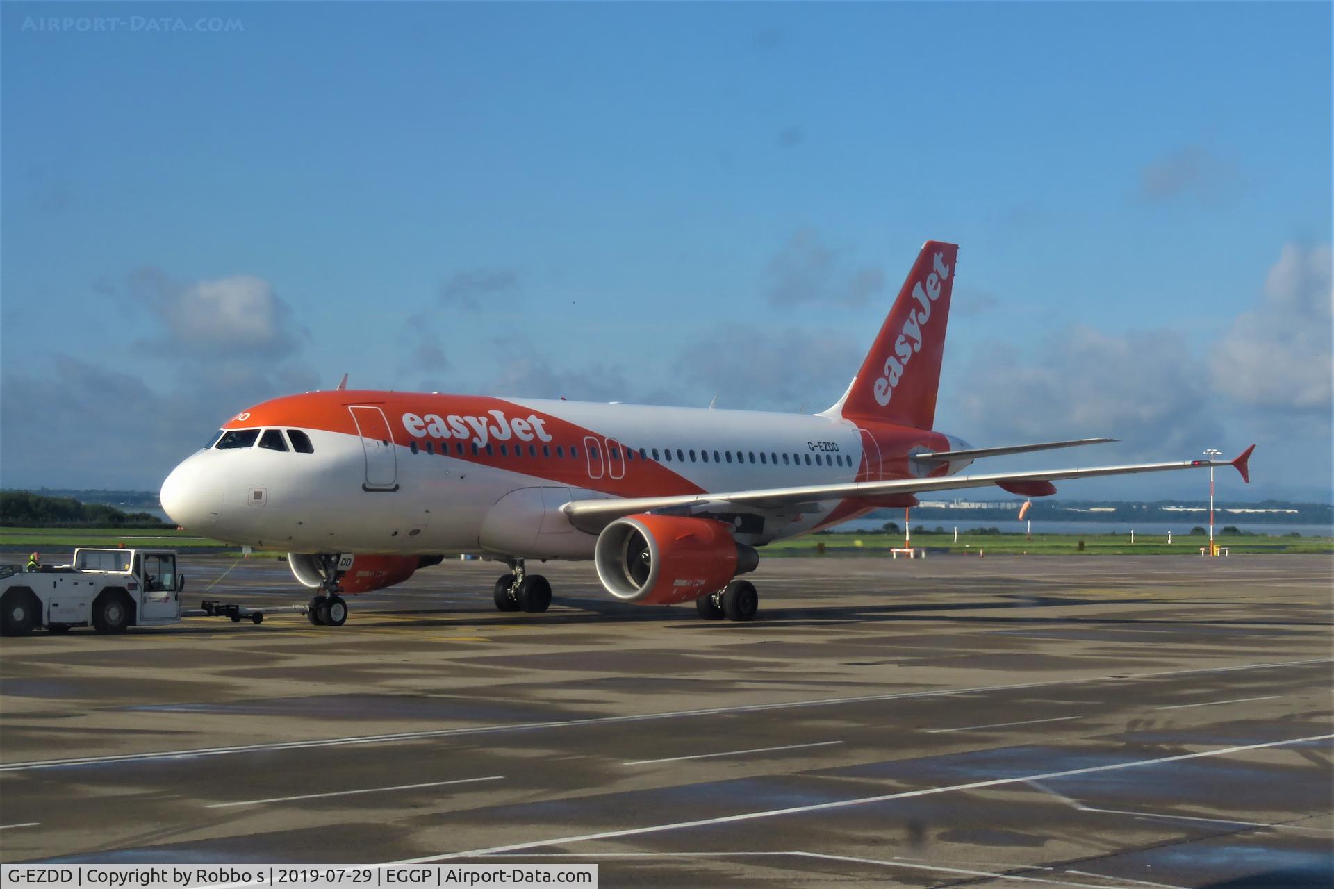 G-EZDD, 2008 Airbus A319-111 C/N 3442, G-EZDD Airbus A319 of Easyjet at Liverpool John Lennon Airport.