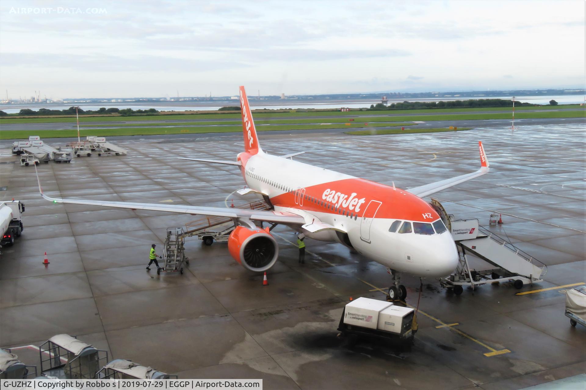 G-UZHZ, 2019 Airbus A320-251N C/N 8963, G-UZHZ Airbus A320 NEO of Easyjet.com at Liverpool John Lennon Airport.