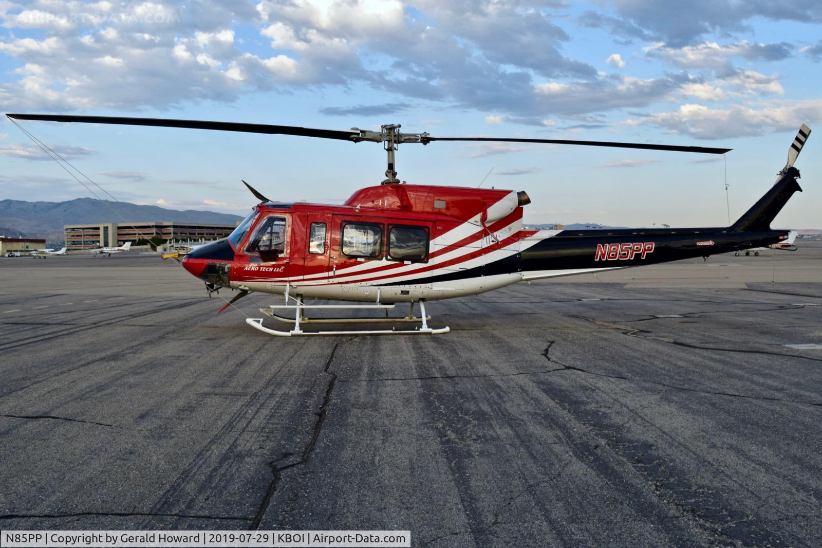 N85PP, 1985 Bell 212 C/N 31266, Parked on the north GA ramp.