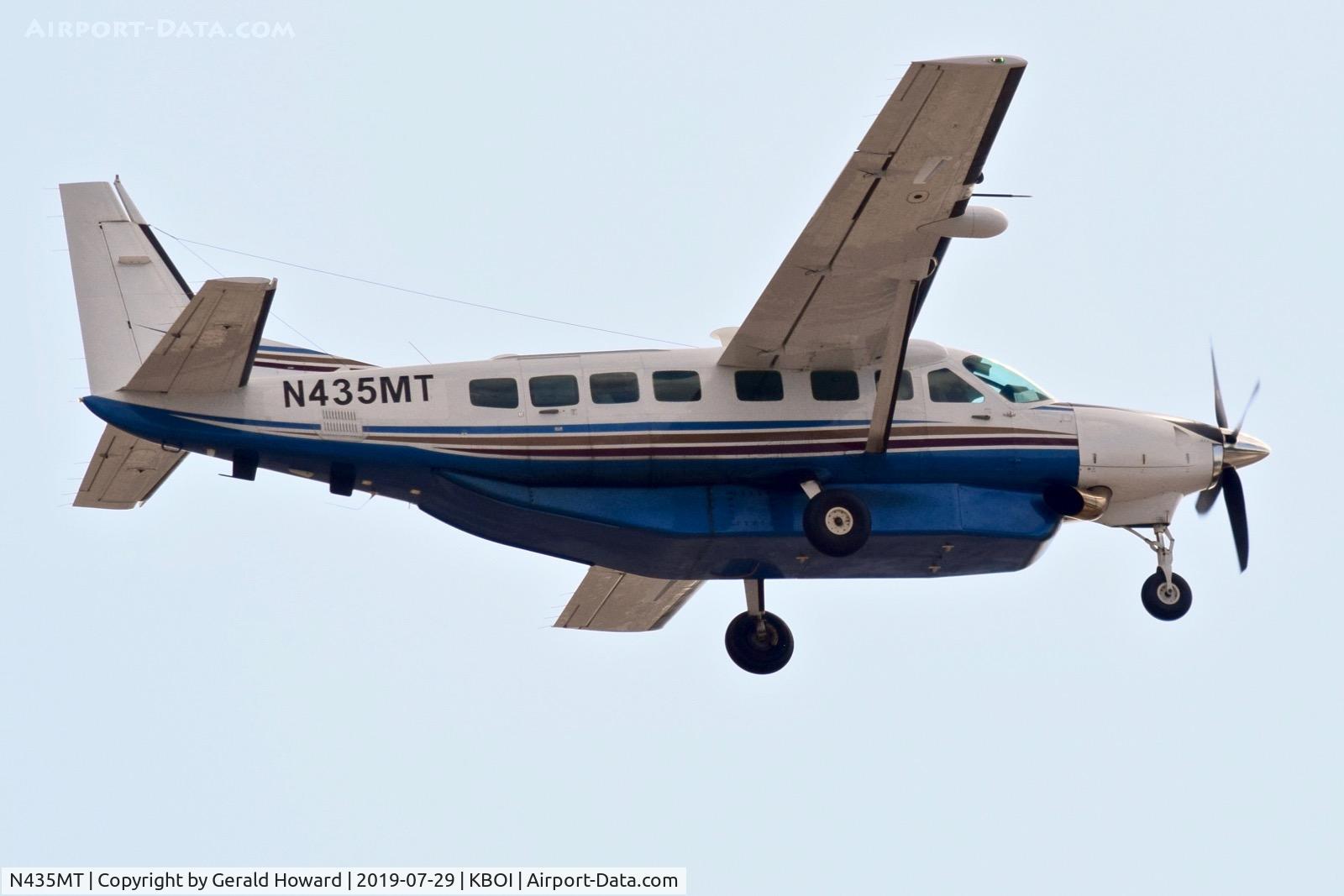 N435MT, 2007 Cessna 208B Grand Caravan C/N 208B-1305, Departing BOI.