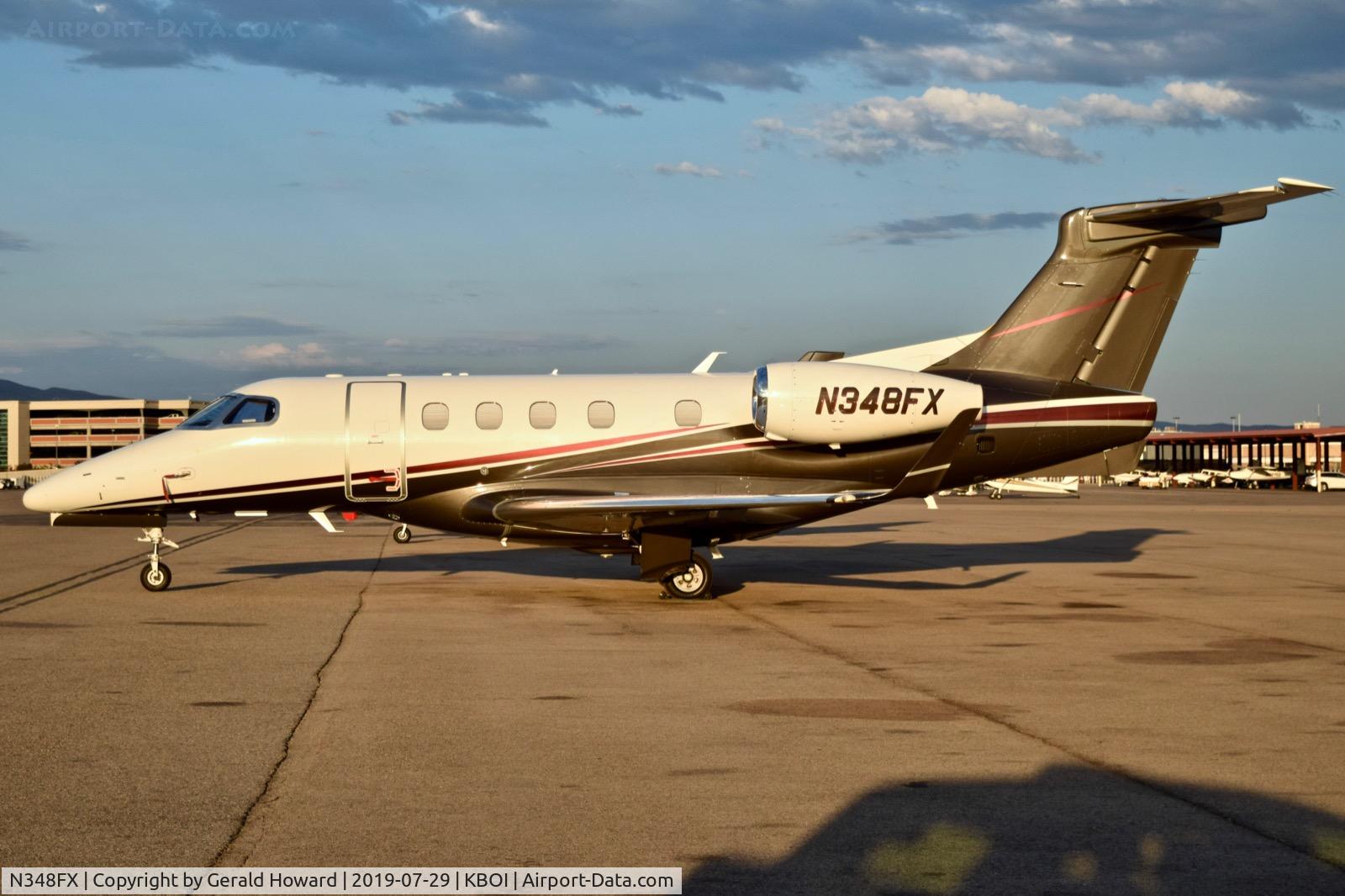 N348FX, 2012 Embraer EMB-505 Phenom 300 C/N 50500097, Parked on the north GA ramp.