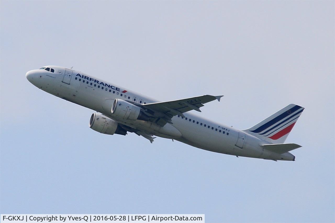 F-GKXJ, 2002 Airbus A320-214 C/N 1900, Airbus A320-214, Take-off Rwy 08L, Roissy Charles De Gaulle Airport (LFPG-CDG)