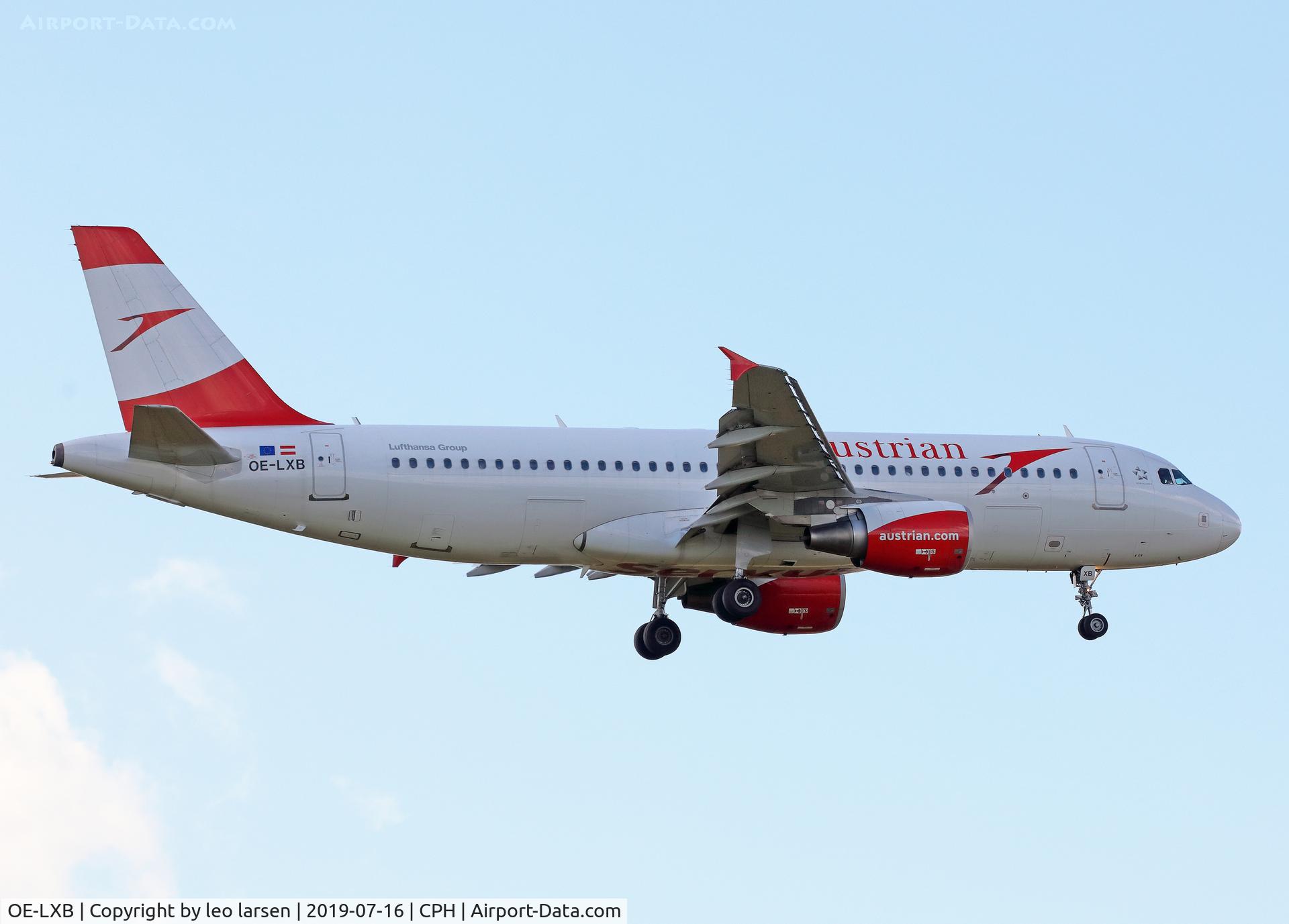 OE-LXB, 2008 Airbus A320-216 C/N 3482, Copenhagen 16.7.2019 on final to R-04L