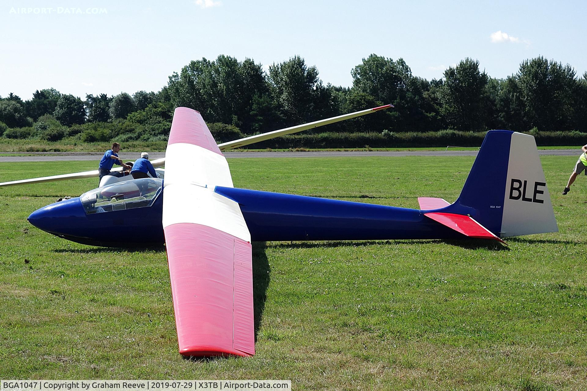 BGA1047, Slingsby T-50 Skylark 4 C/N 1335, Parked at Tibenham.