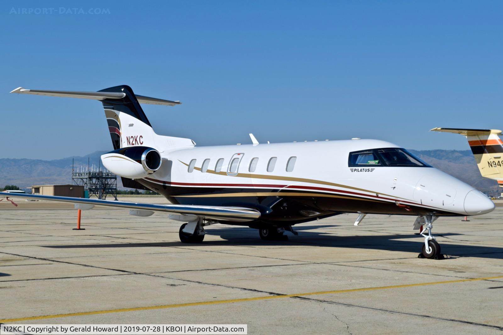 N2KC, 2018 Pilatus PC-24 C/N 122, Parked on the south GA ramp.